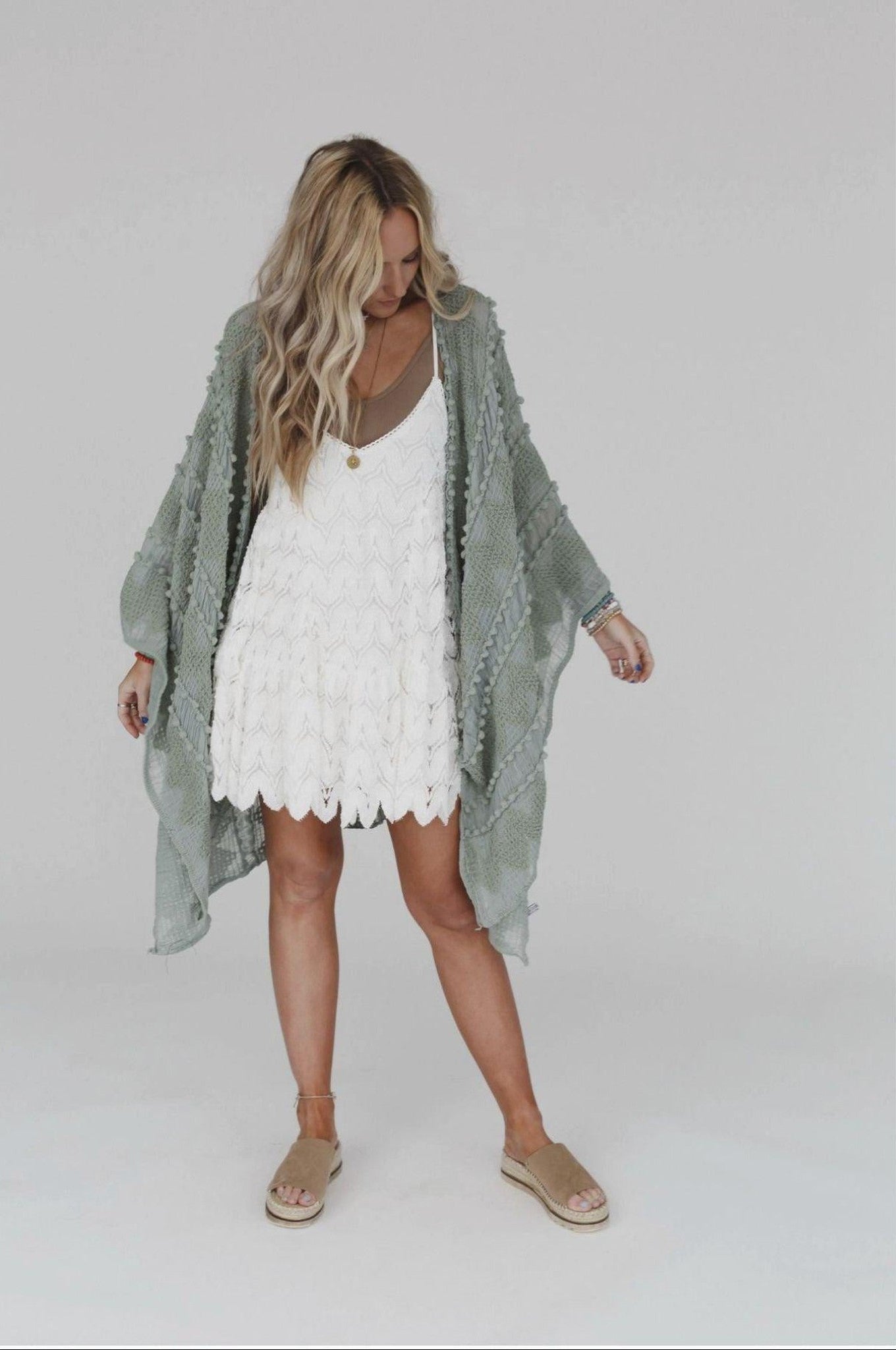 Bali Embroidered Kimono