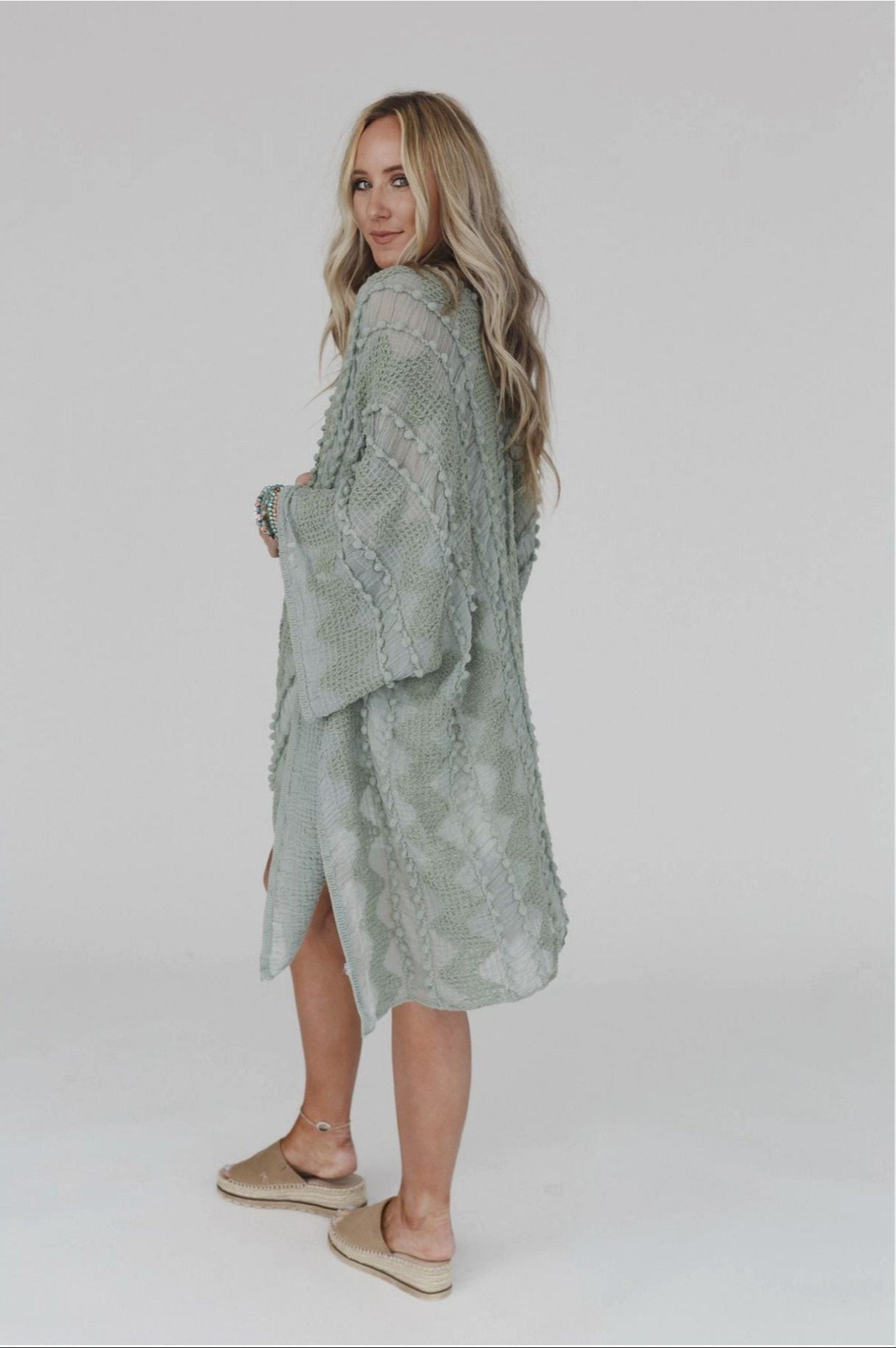 Bali Embroidered Kimono