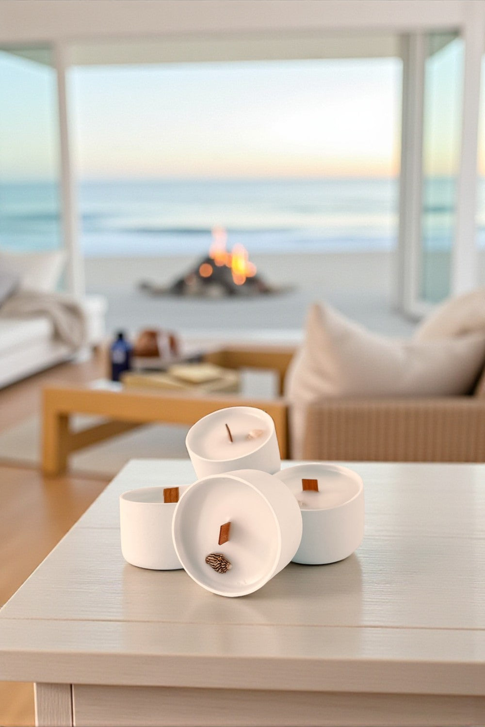 Beach Bonfire Handpoured Tealights