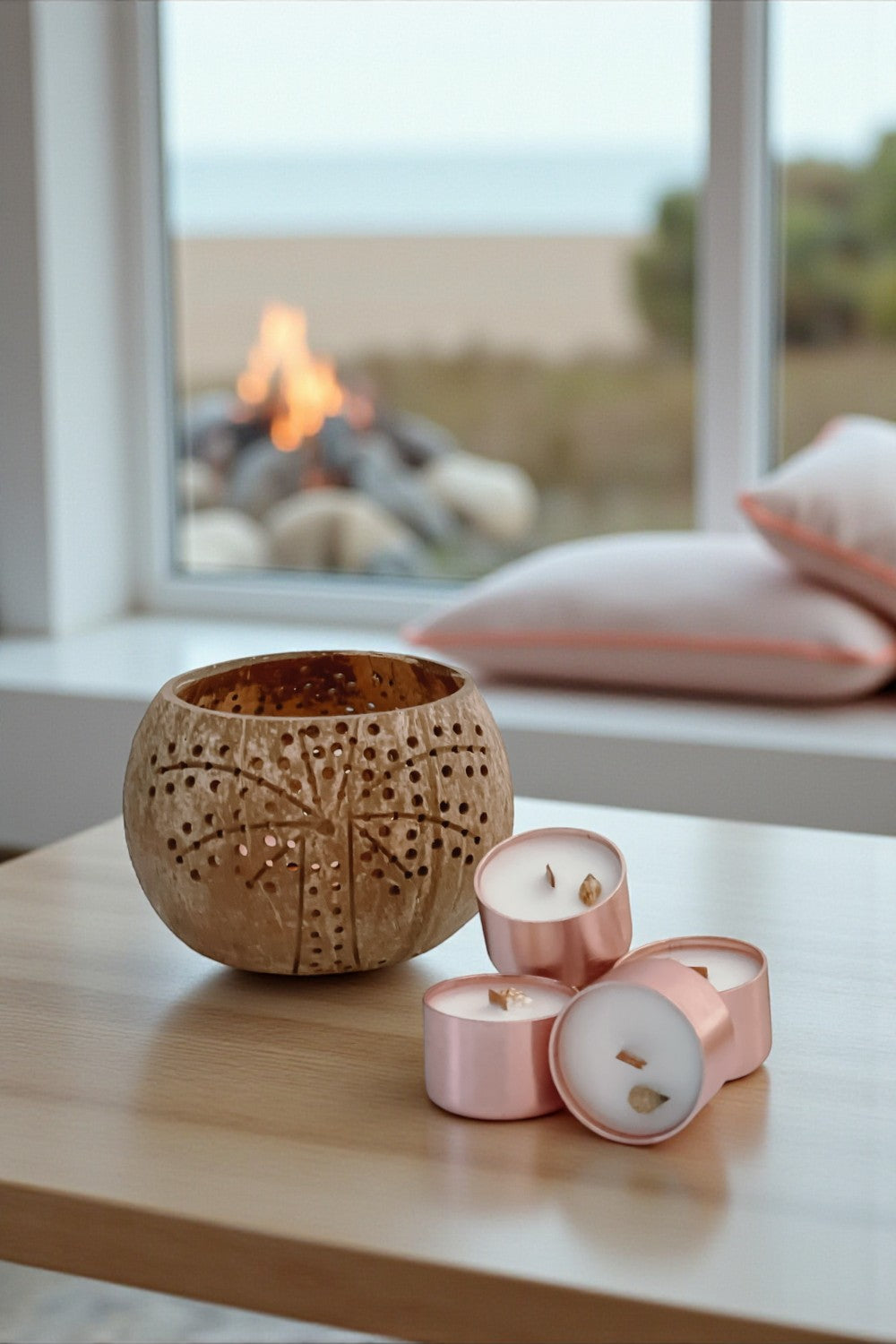 Beach Bonfire Handpoured Tealights