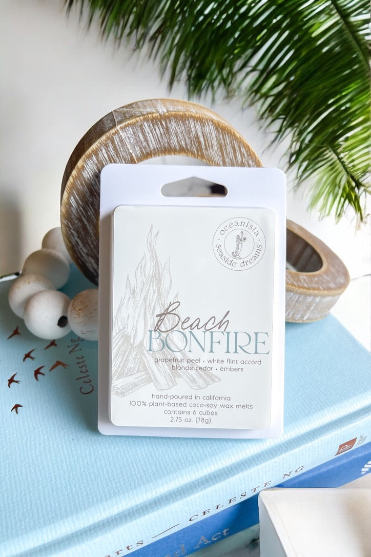Beach Bonfire Luxury Wax Melts - Handmade in Southern California