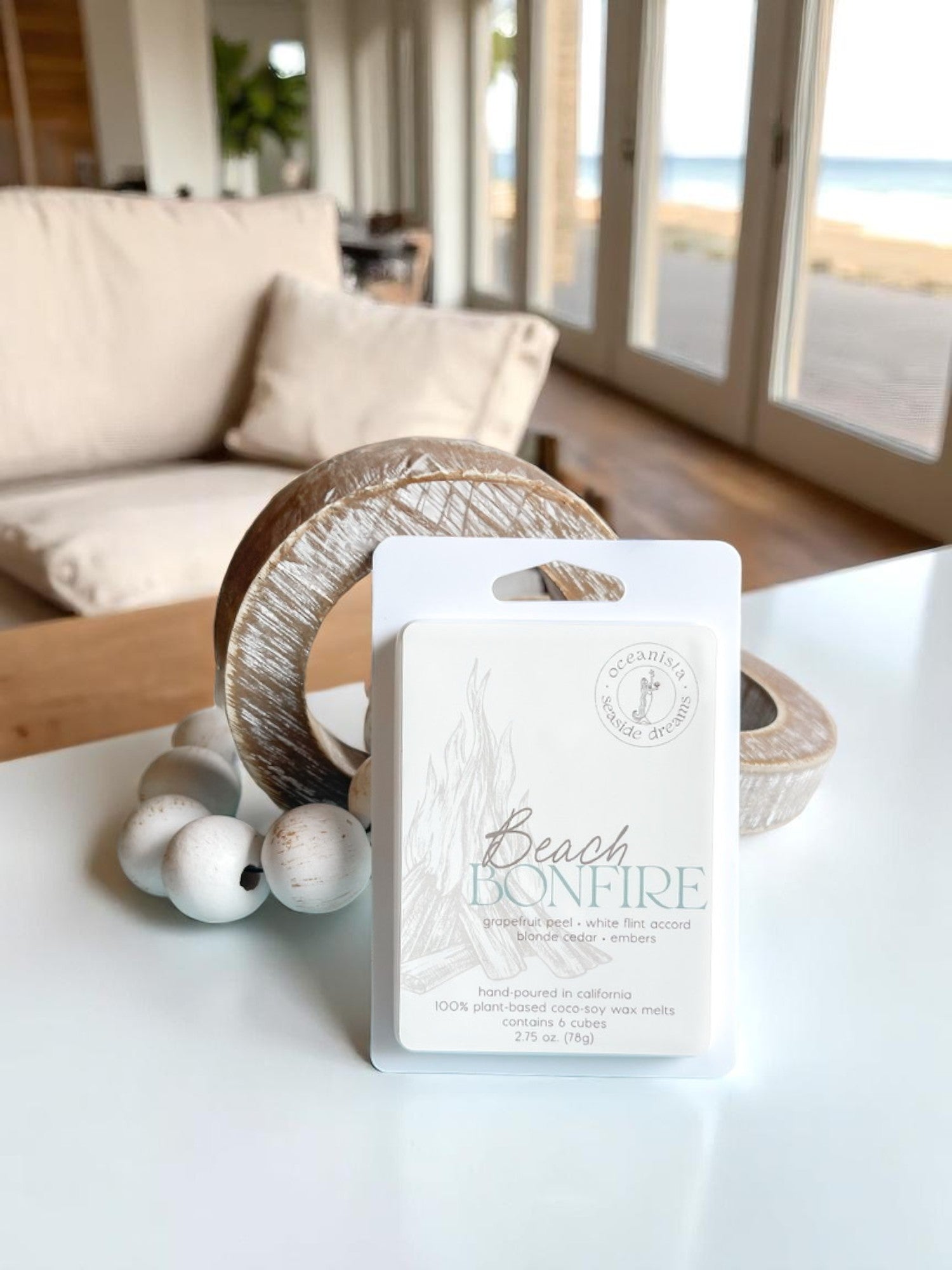 Beach Bonfire Luxury Wax Melts - Handmade in Southern California