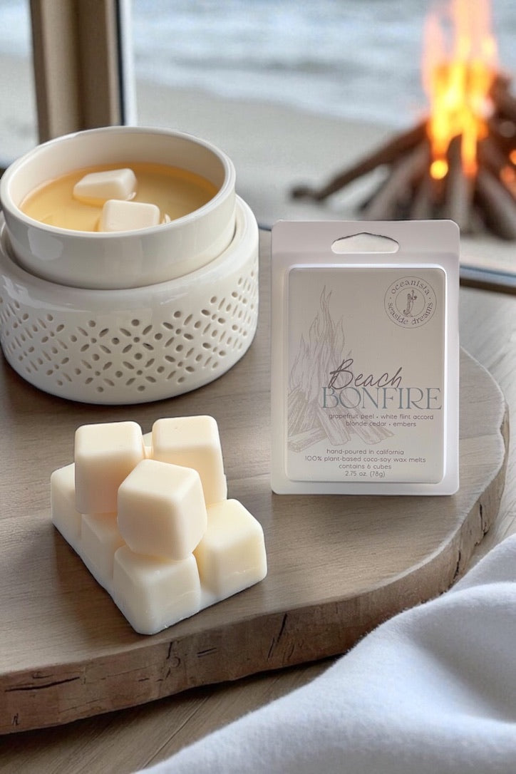 Beach Bonfire Luxury Wax Melts - Handmade in Southern California