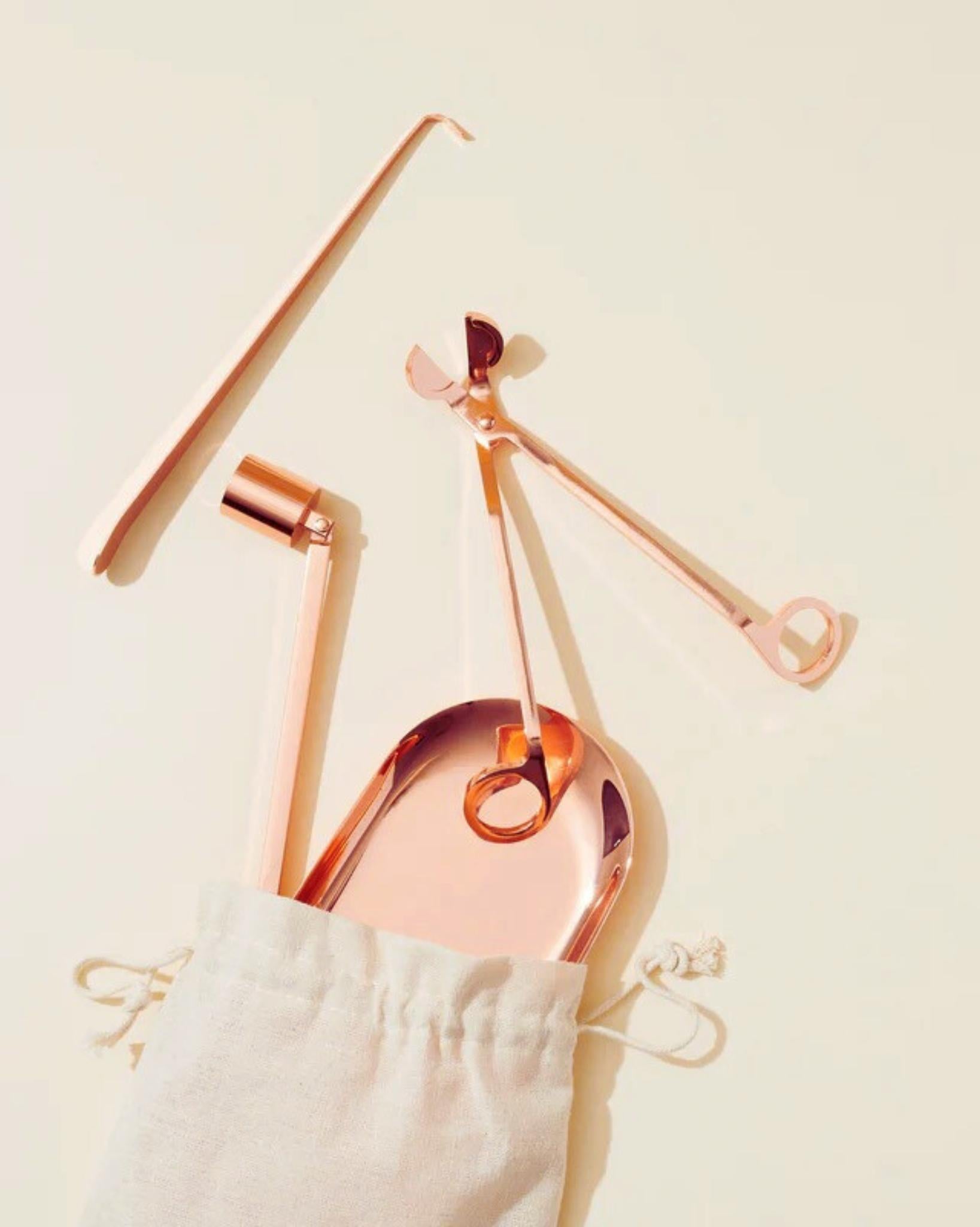 Candle Care Kit in Rose Gold
