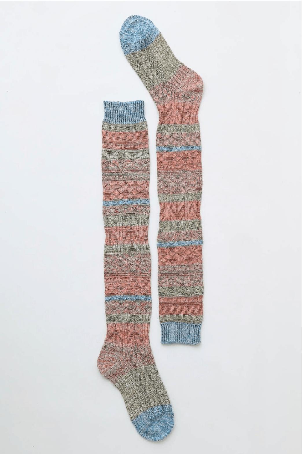 Cecily Stripe Boho Socks