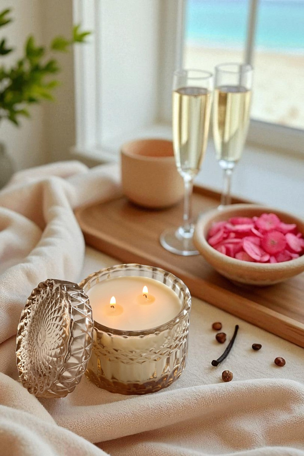 Champagne Toast Luxe Hand Poured Candle