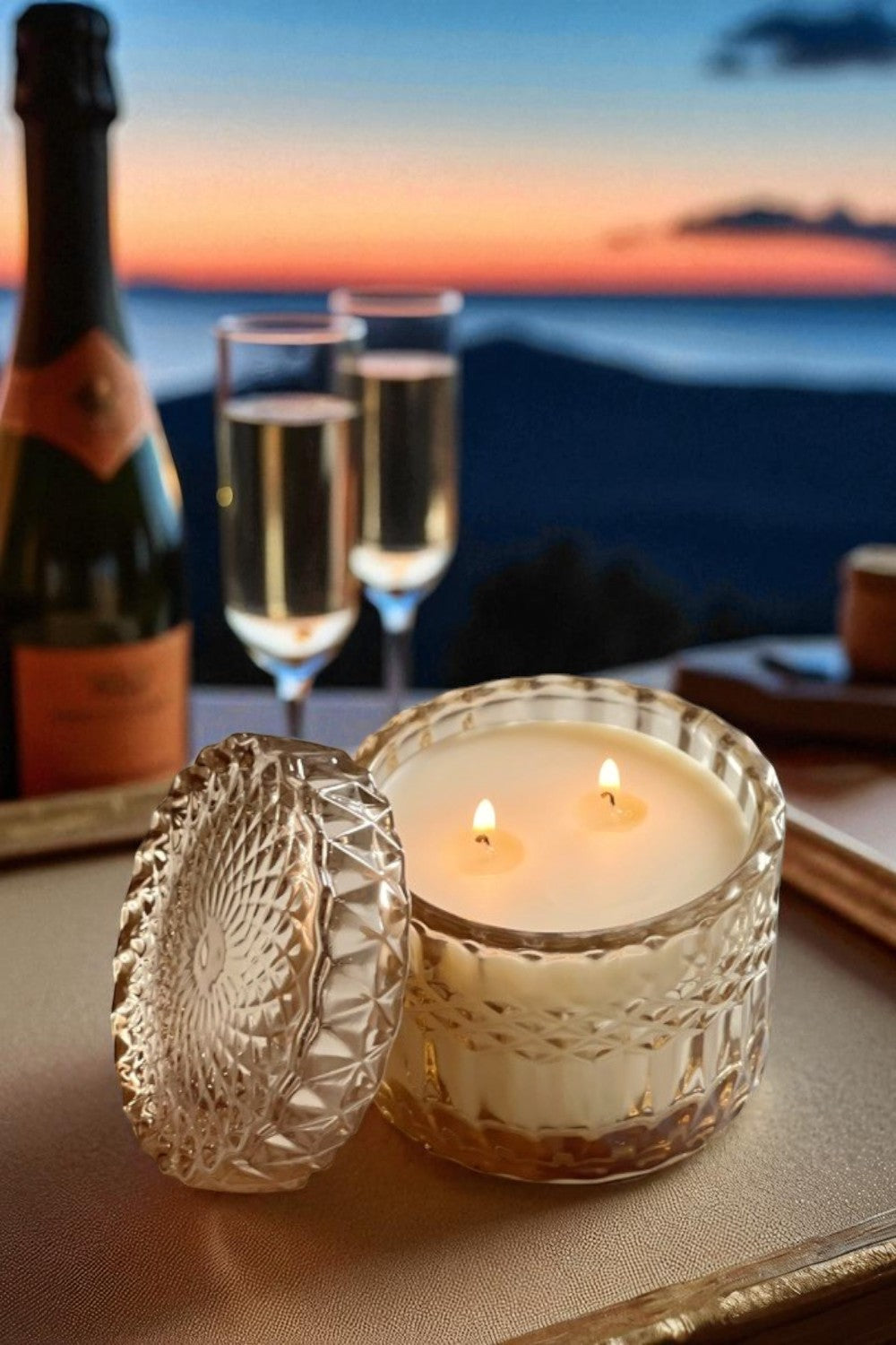 Champagne Toast Luxe Hand Poured Candle