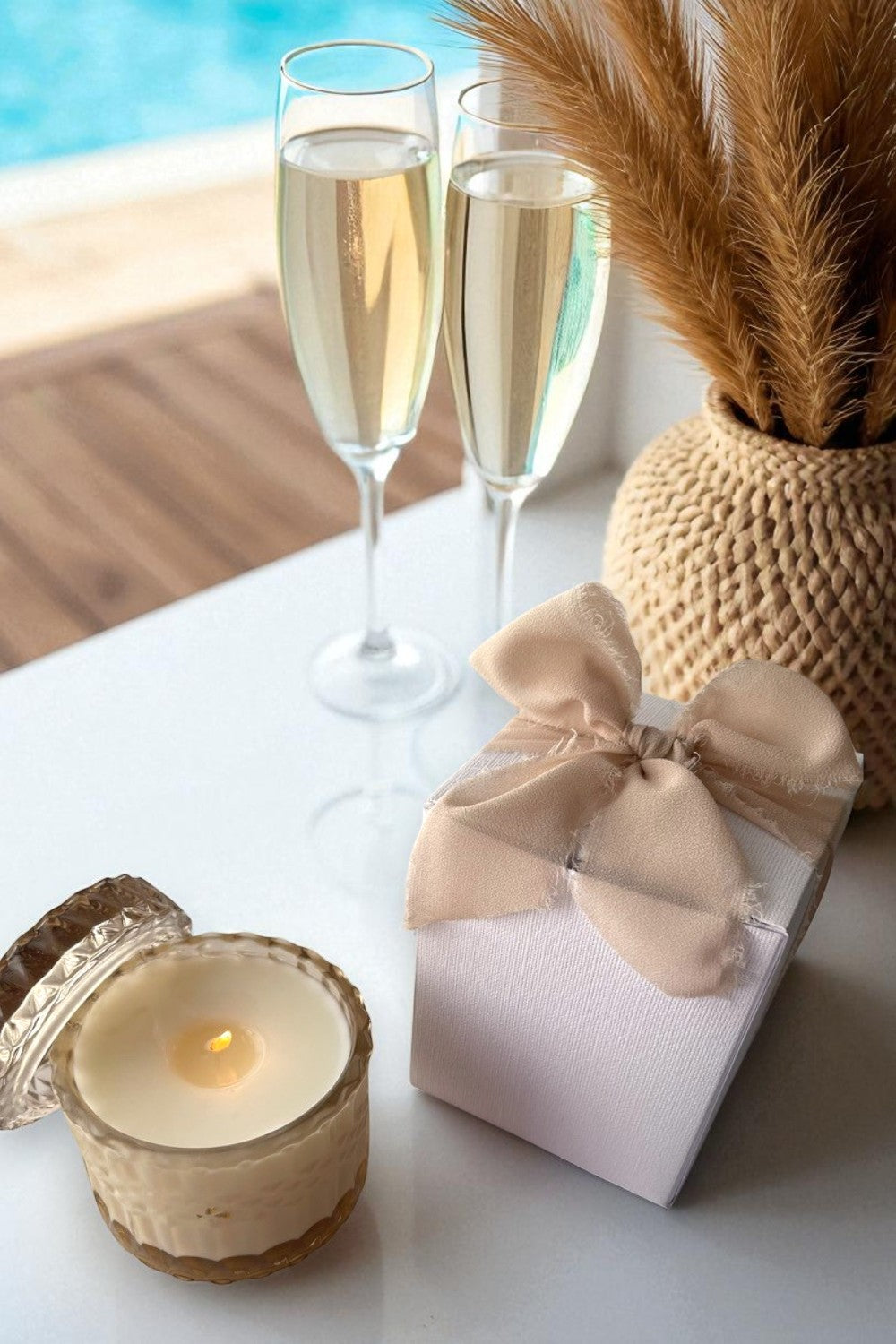 Champagne Toast Luxe Hand Poured Candle