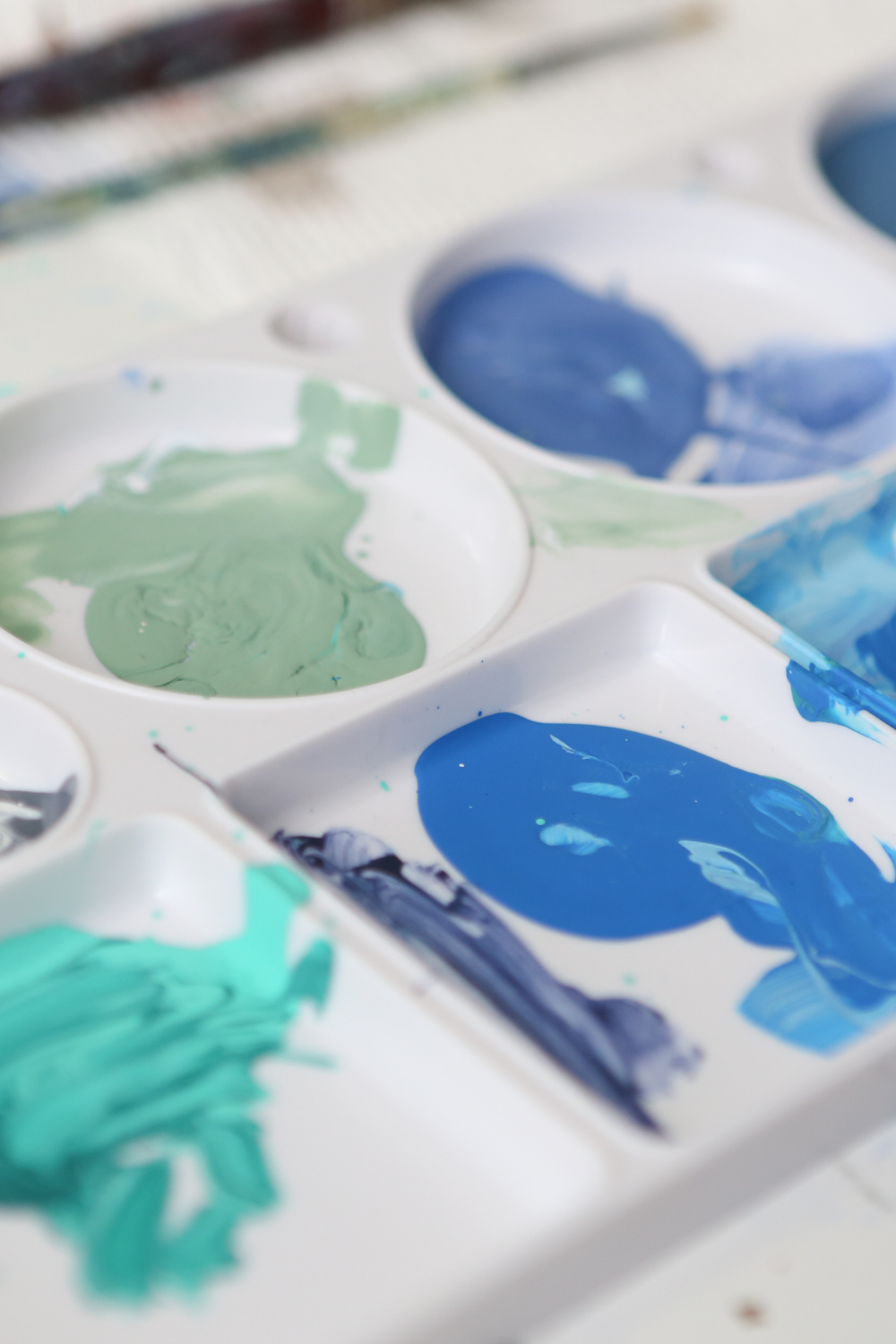 Coastal Abstract Note Cards