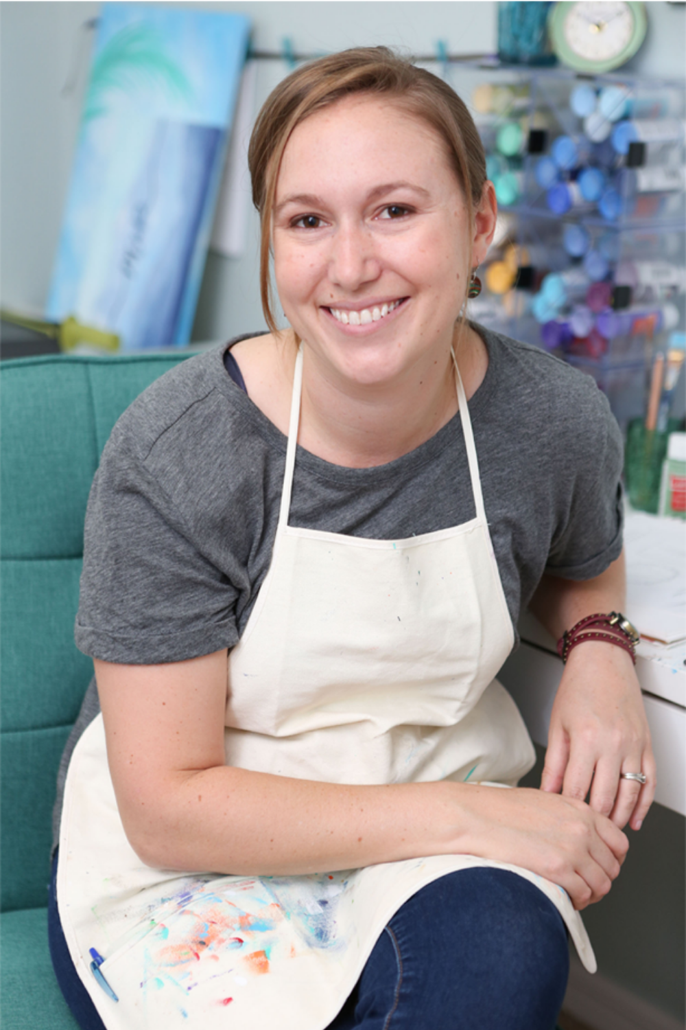 Coastal Abstract Note Cards