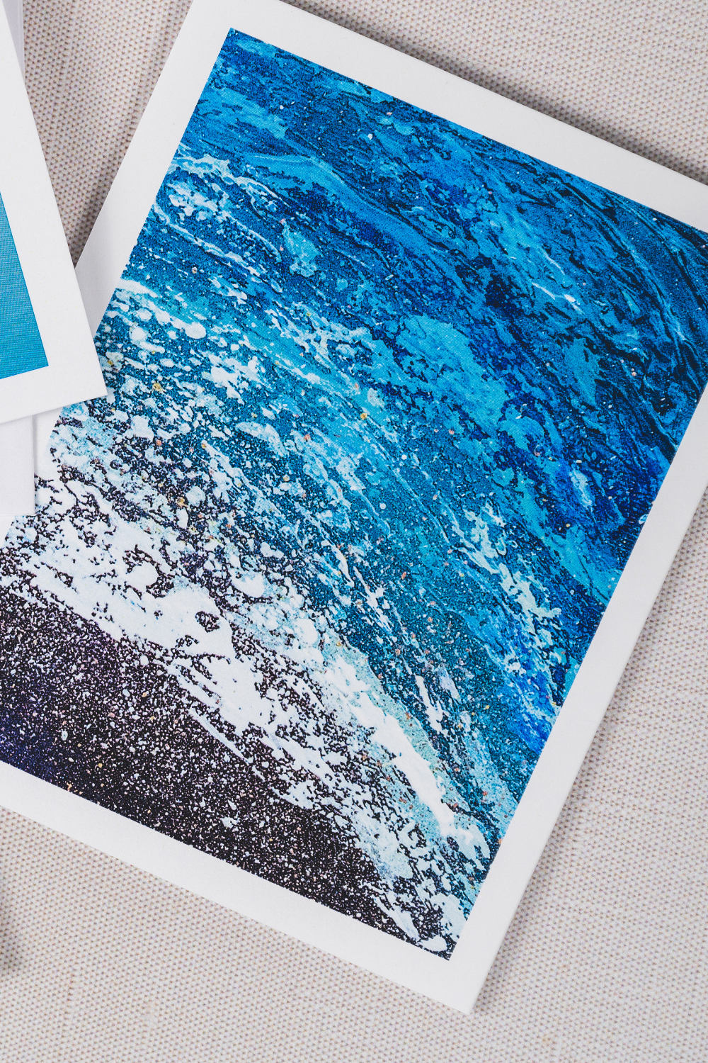 Coastal Abstract Note Cards