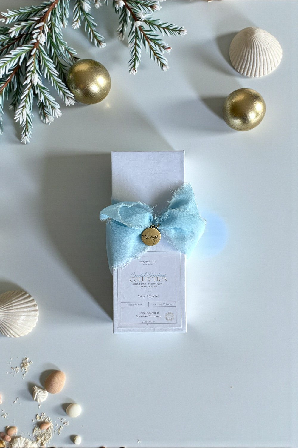 Coastal Christmas Collection – Candle Trio Gift Set