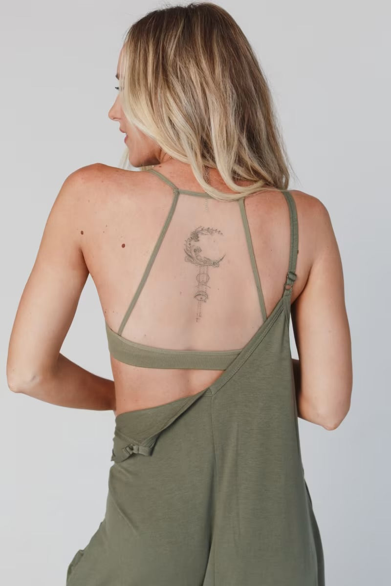 Crescent Moon Tattoo Bralette