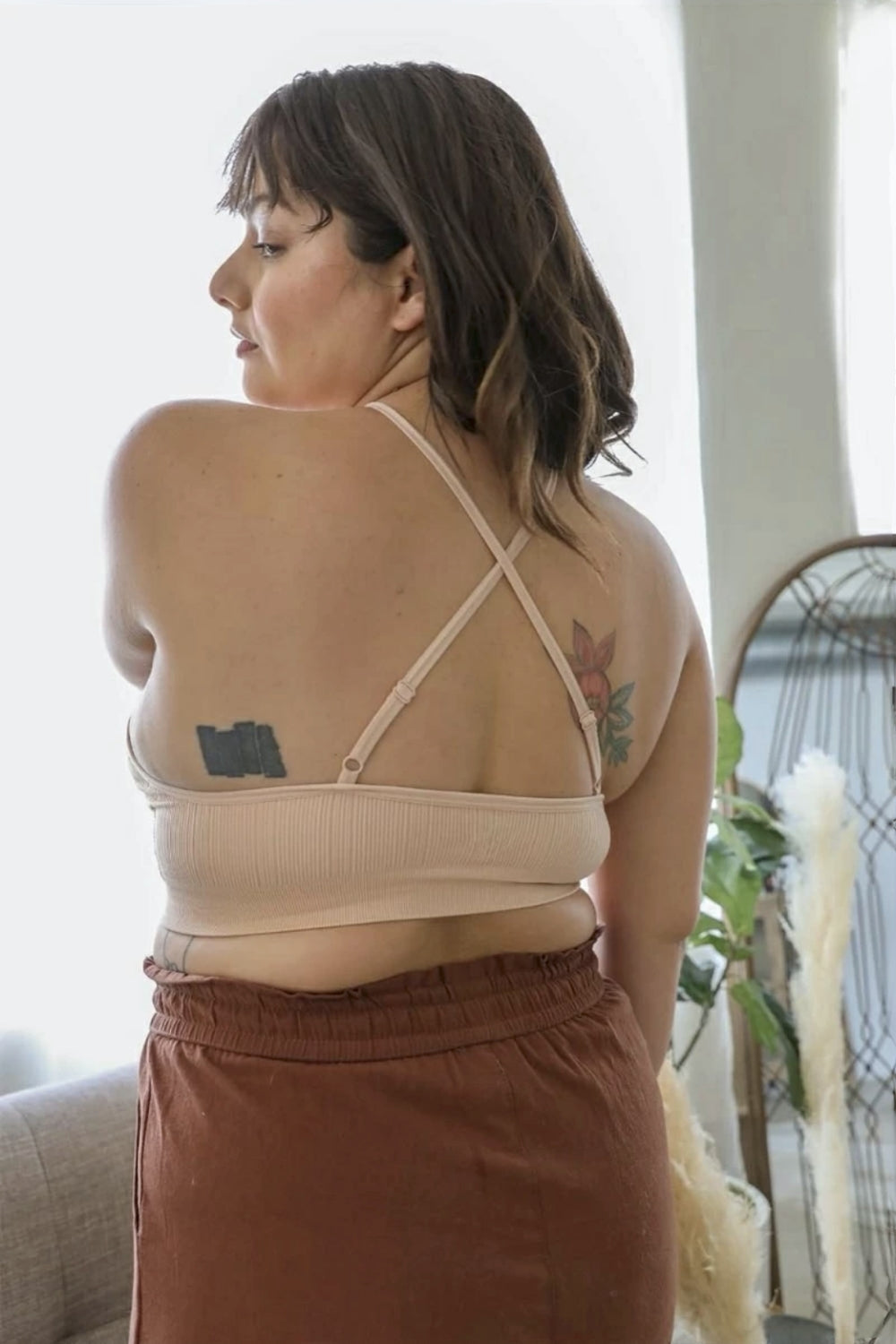 Crochet High Neck Bralette