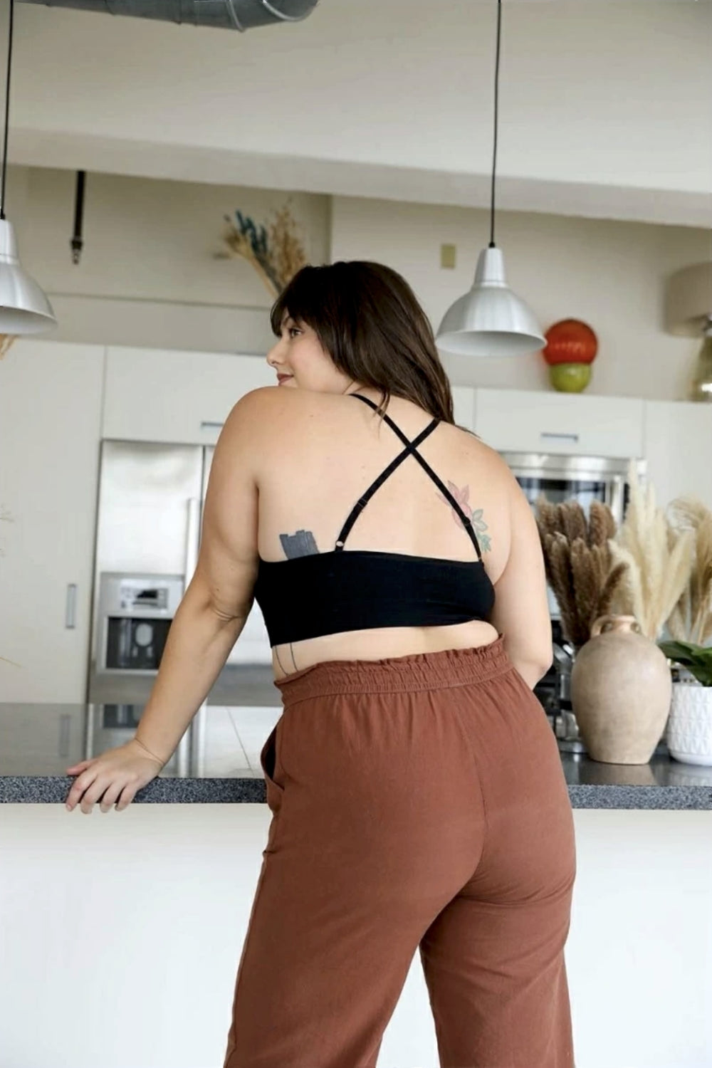 Crochet High Neck Bralette