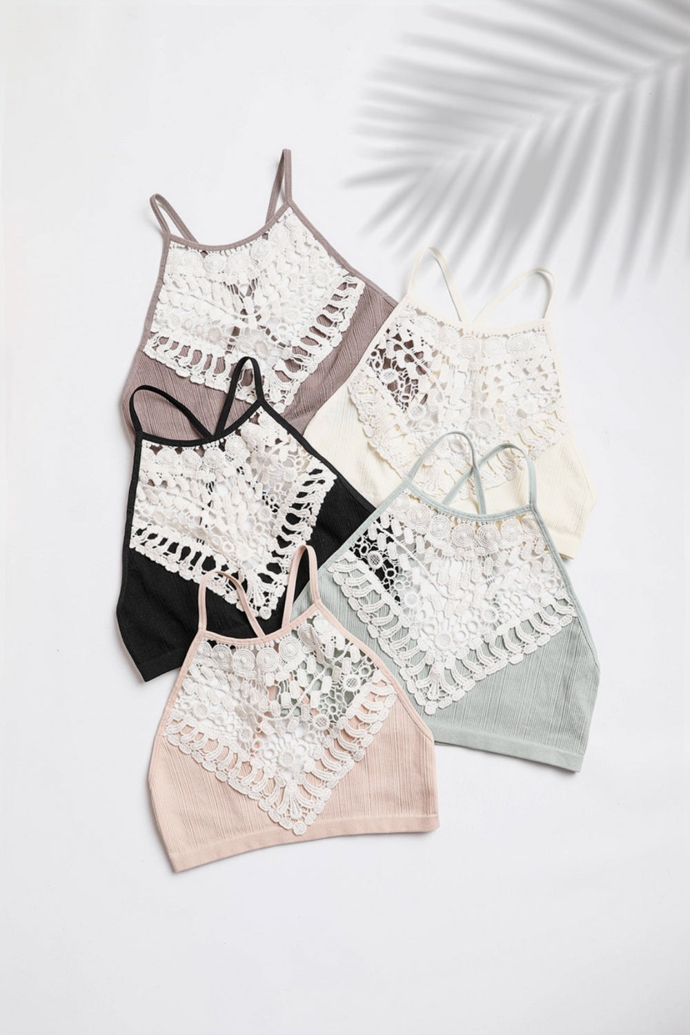Crochet High Neck Bralette