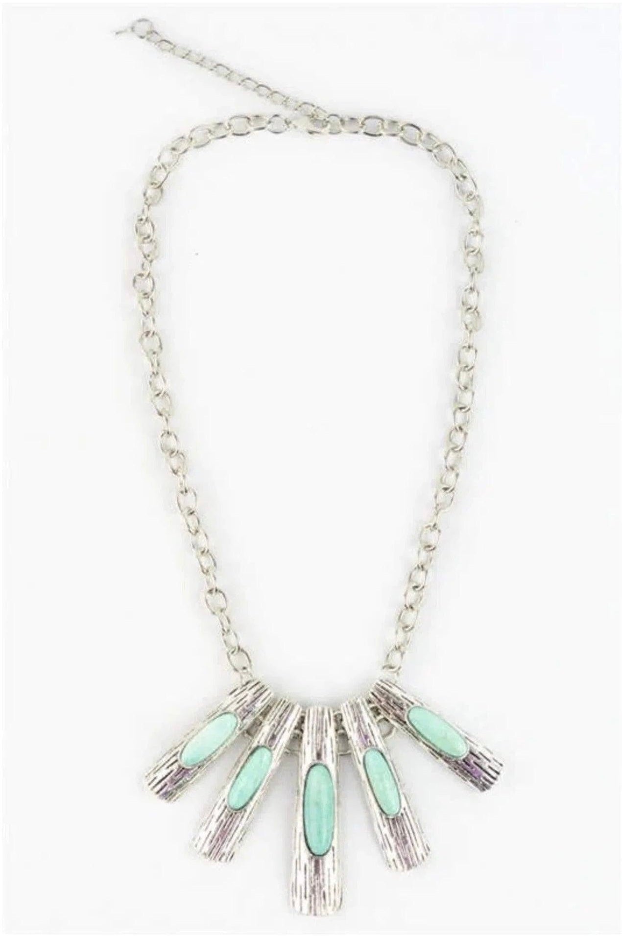 Five-Piece Turquoise Pendant Necklace