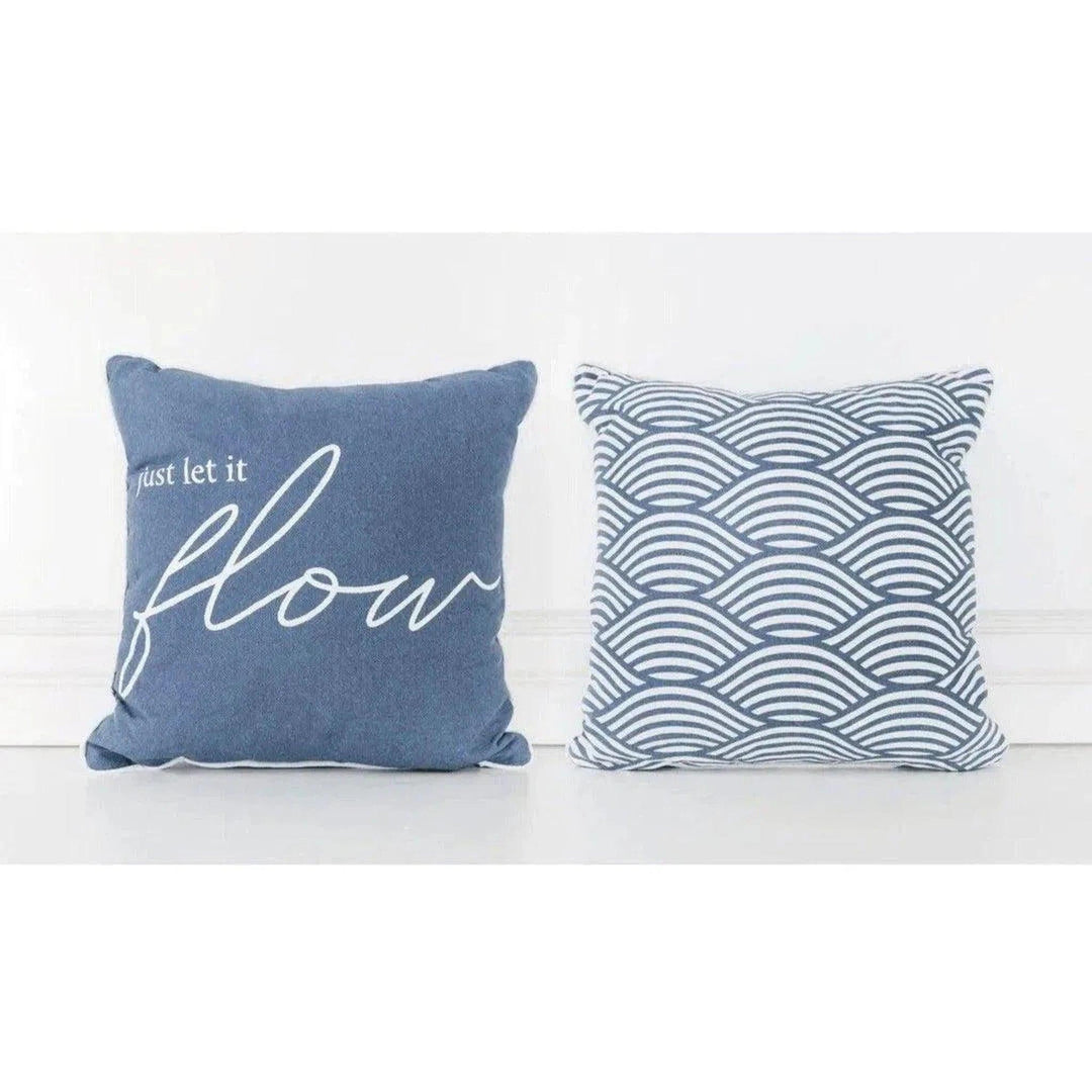 Just Let it Flow Pillow - Oceanista