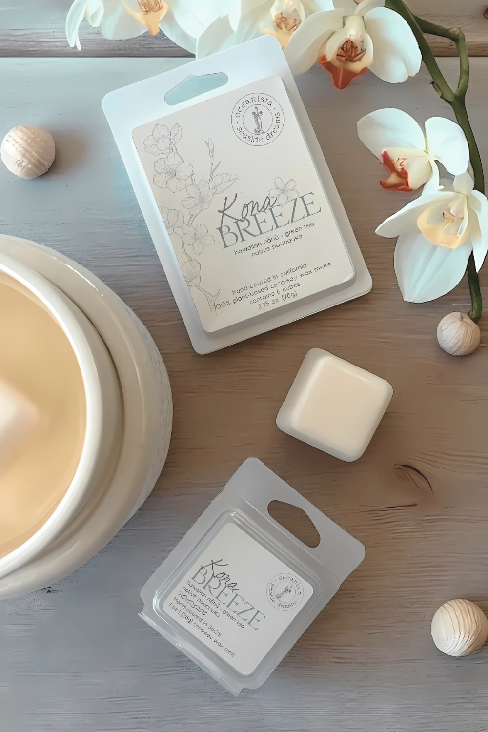 Kona Breeze Luxury Wax Melts - Handmade in Southern California