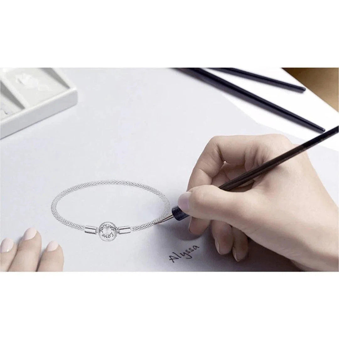 Love Forever Mesh Chain Bracelet - Oceanista