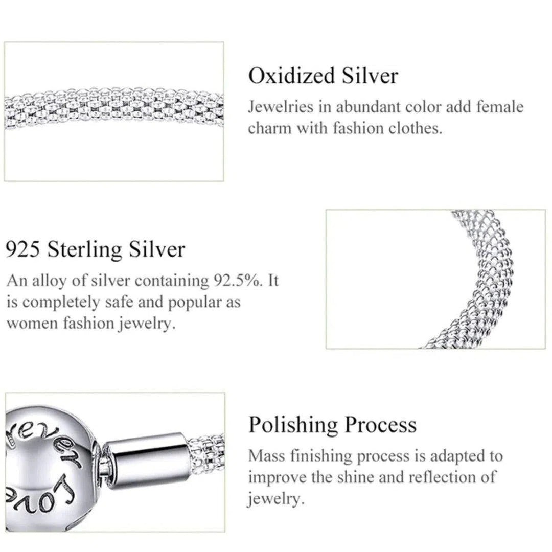 Love Forever Mesh Chain Bracelet - Oceanista