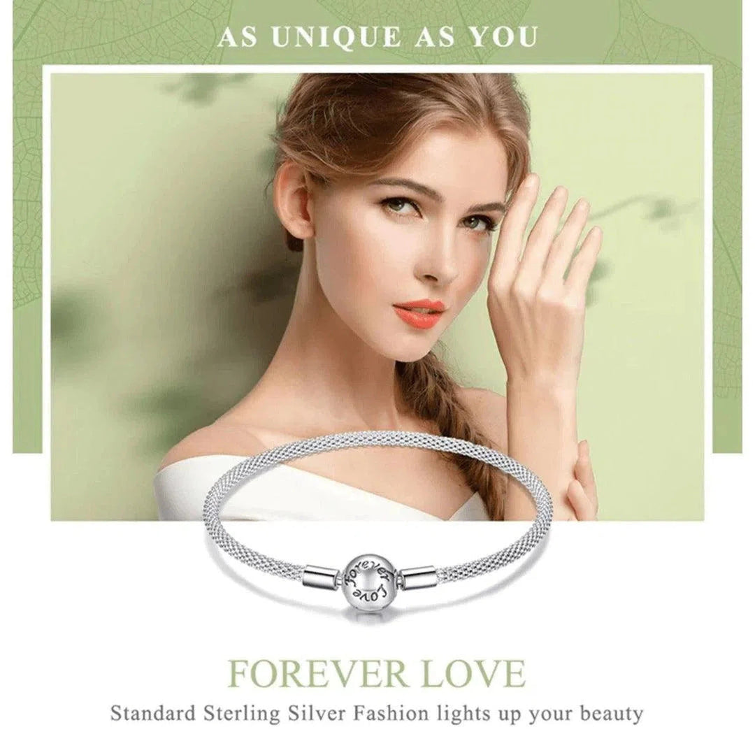 Love Forever Mesh Chain Bracelet - Oceanista