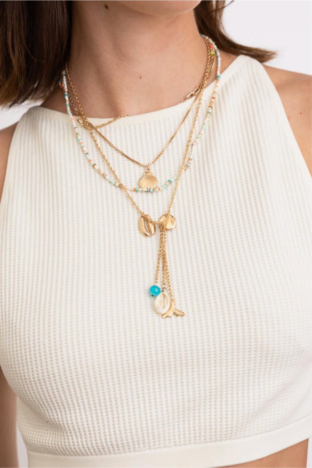 Mermaid Glow Layered Necklace