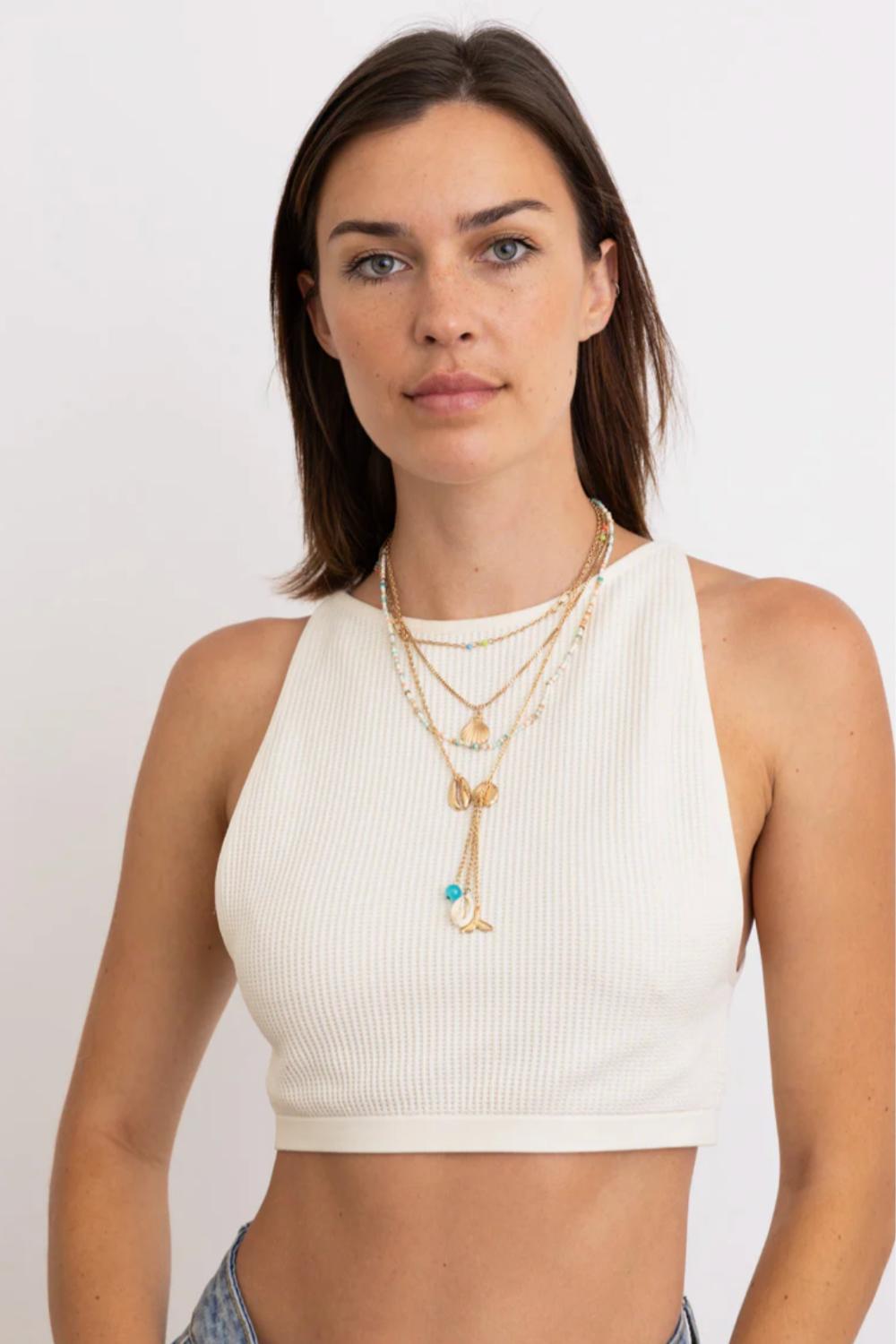 Mermaid Glow Layered Necklace