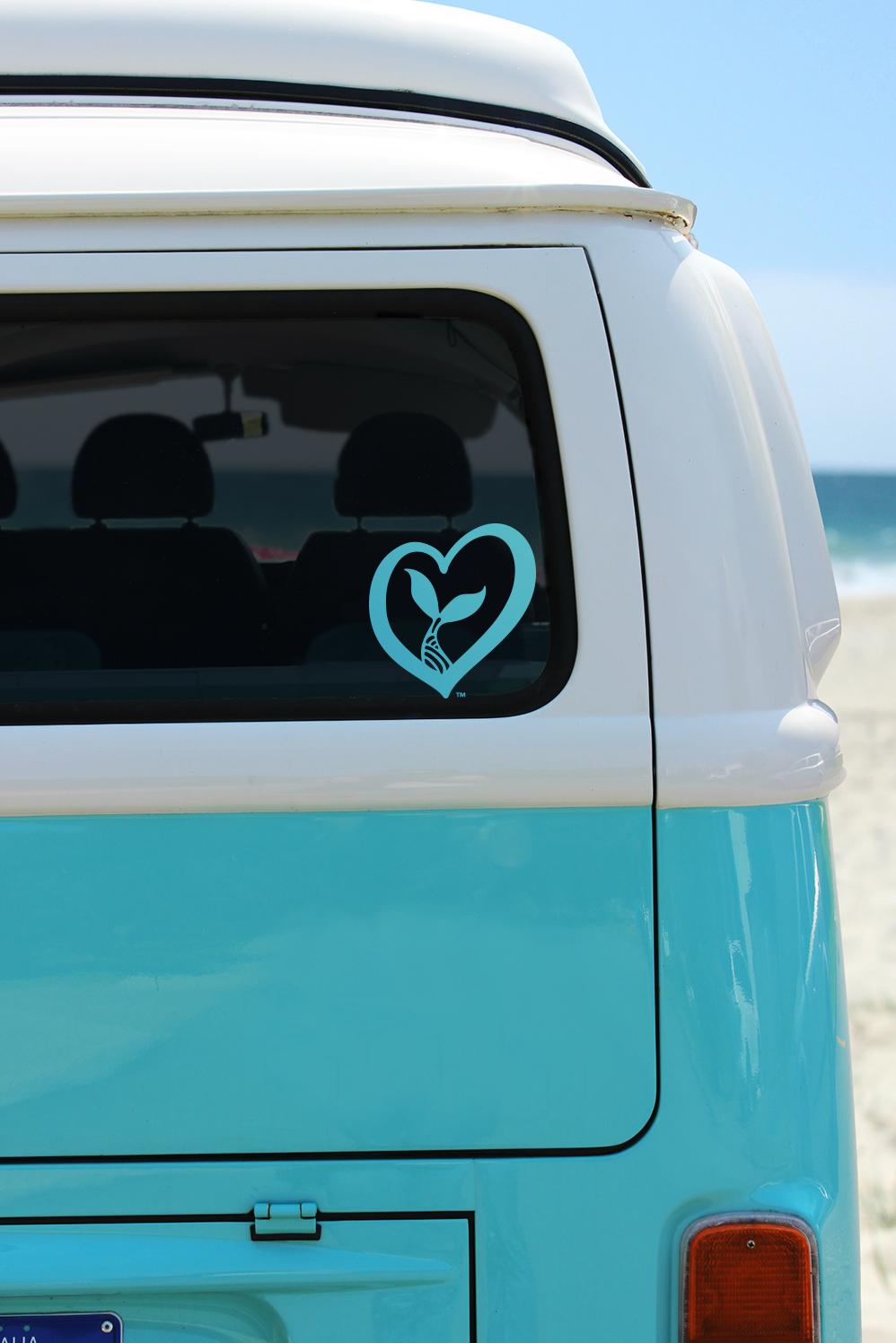 Mermaid at Heart™ Car Decal Sticker