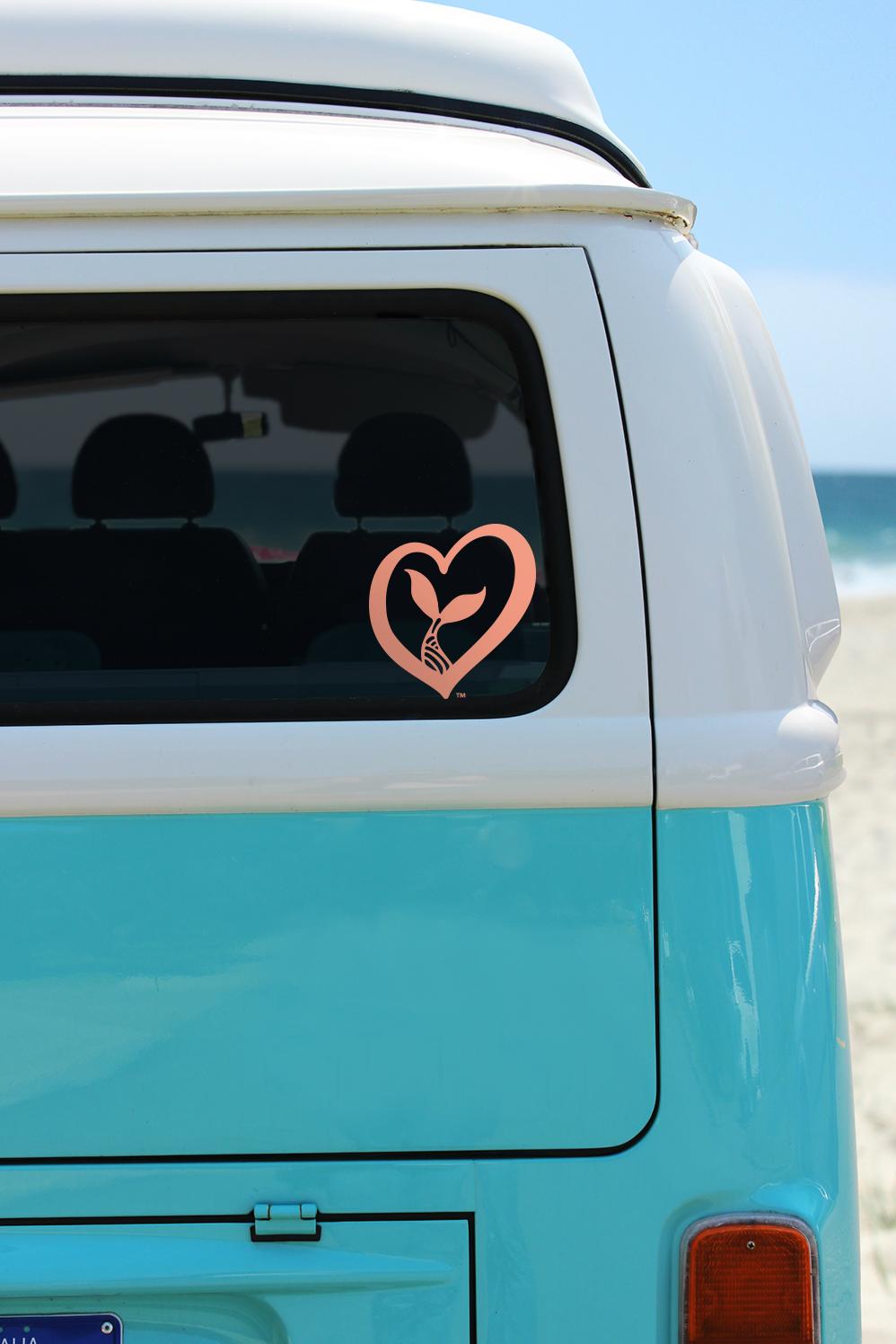 Mermaid at Heart™ Car Decal Sticker