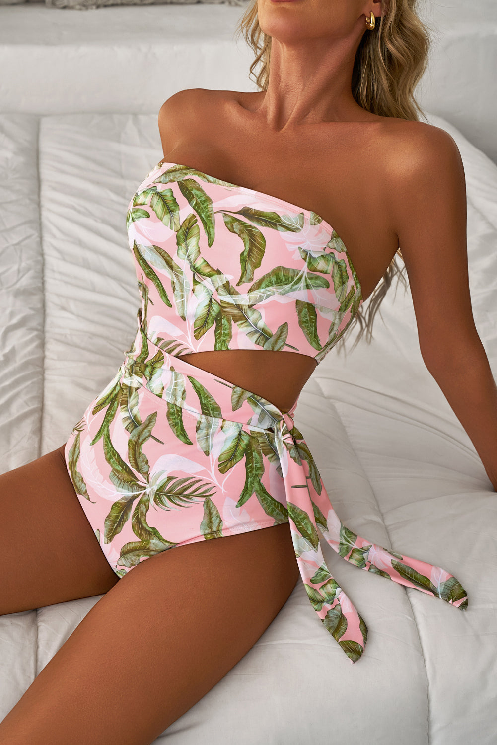 Miami Palm One Piece Swim Suit