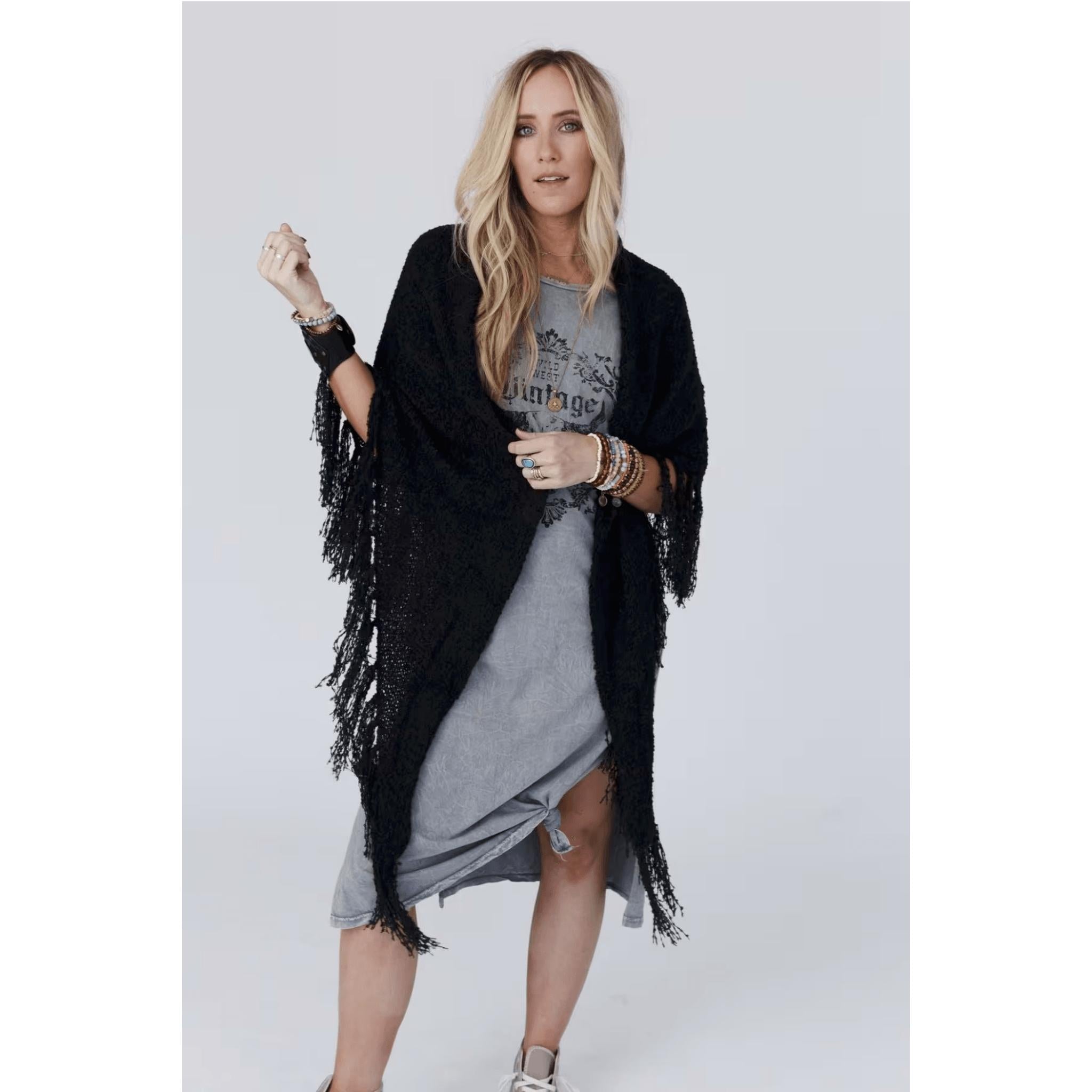 Moon Shadows Ruana Wrap