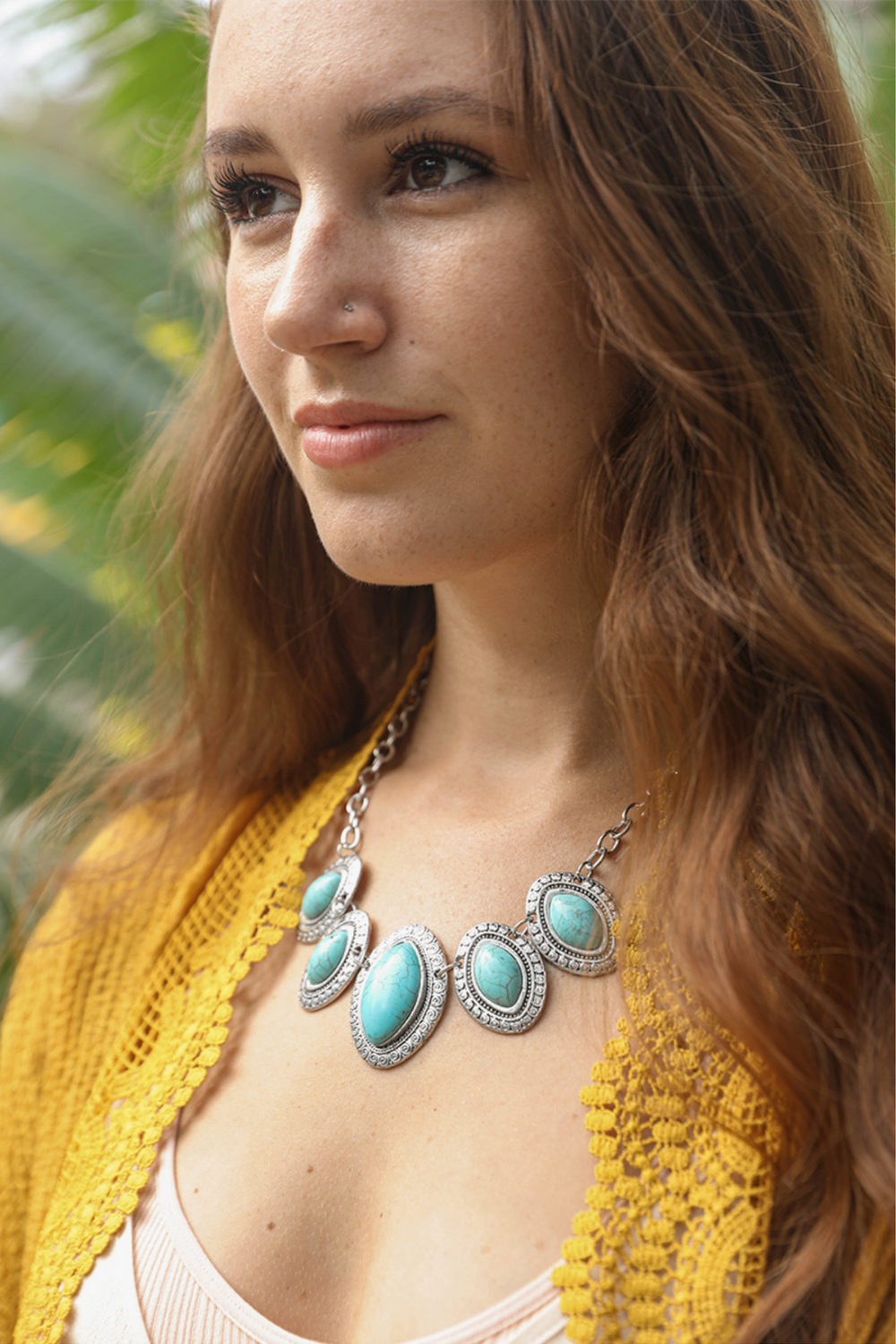 Opal Sky Turquoise Necklace