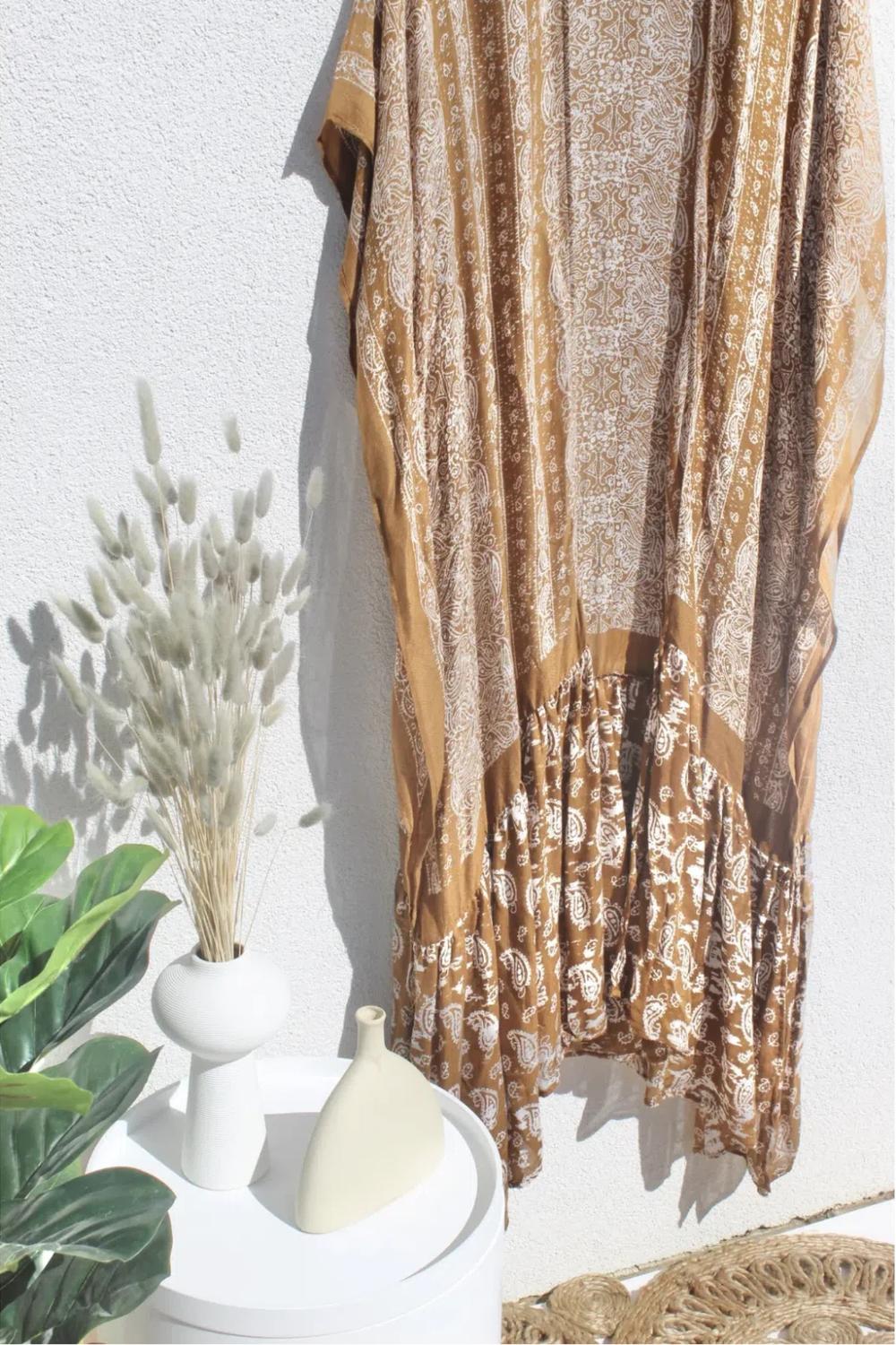 Paisley Tapestry Free Flow Duster Kimono