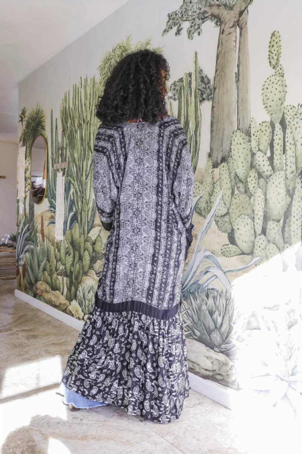 Paisley Tapestry Free Flow Duster Kimono