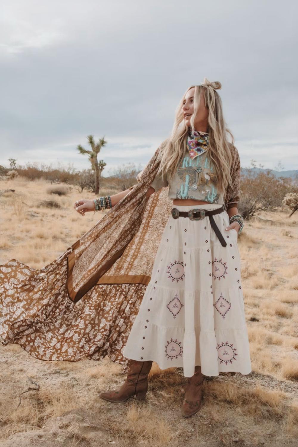 Paisley Tapestry Free Flow Duster Kimono