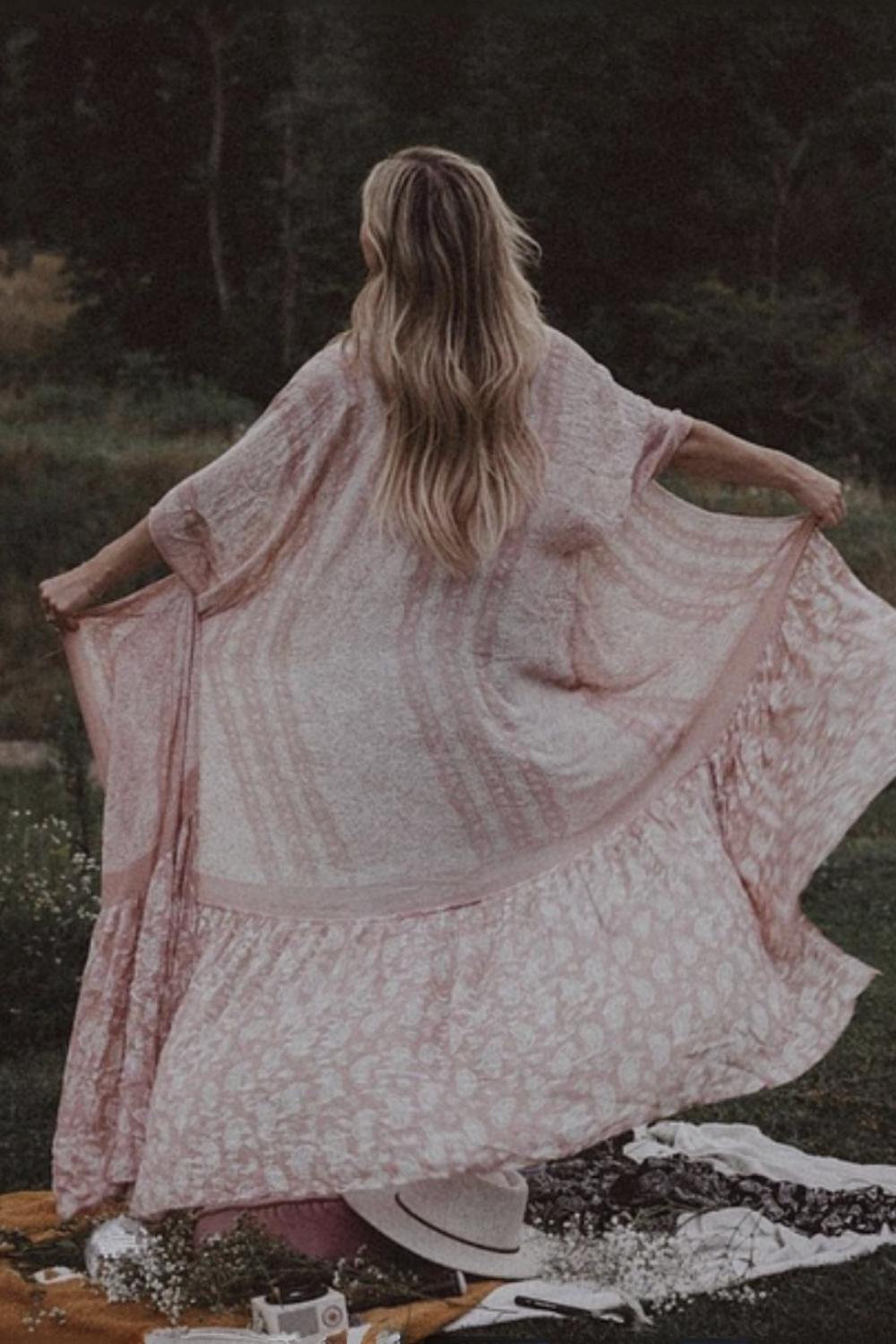 Paisley Tapestry Free Flow Duster Kimono