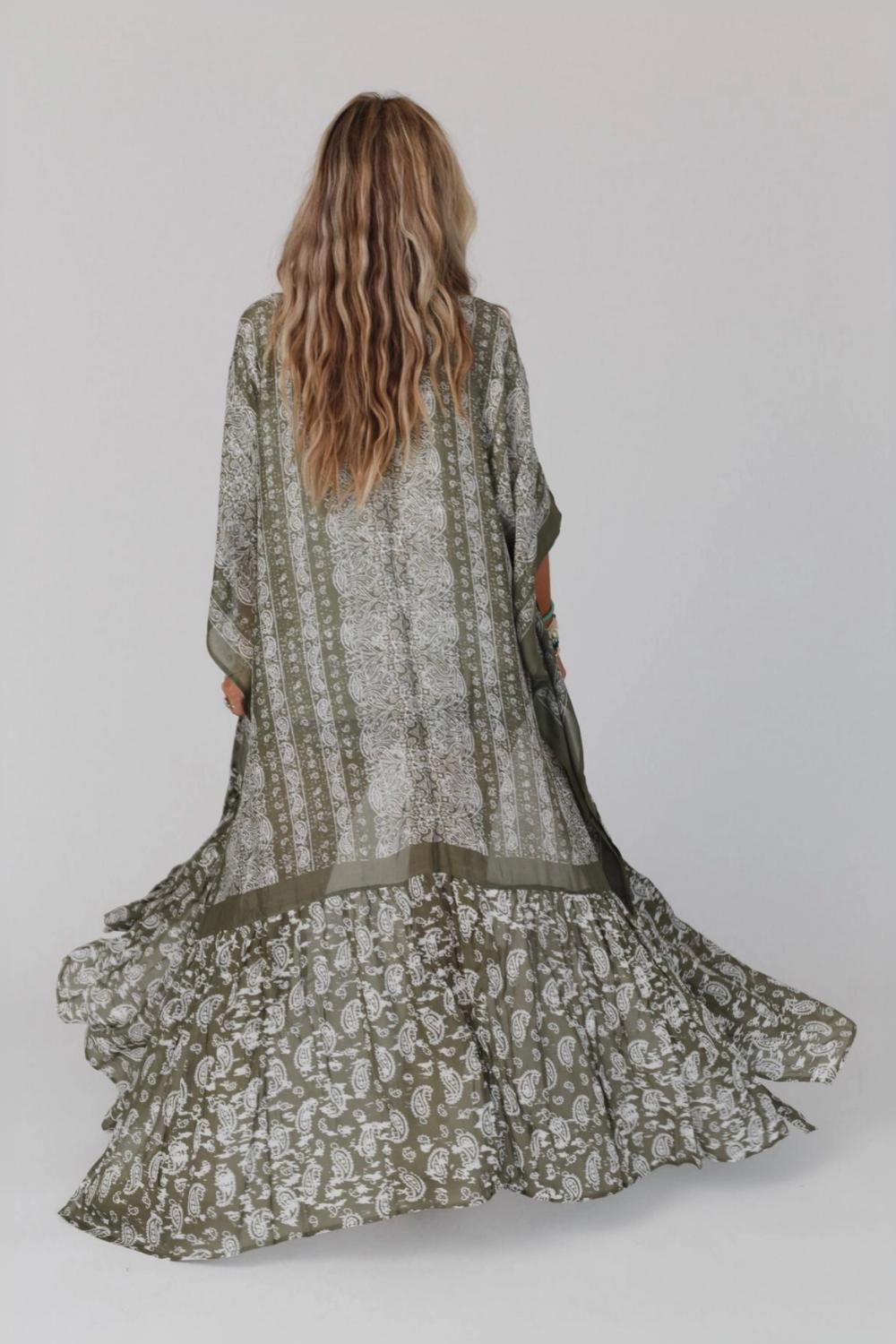 Paisley Tapestry Free Flow Duster Kimono