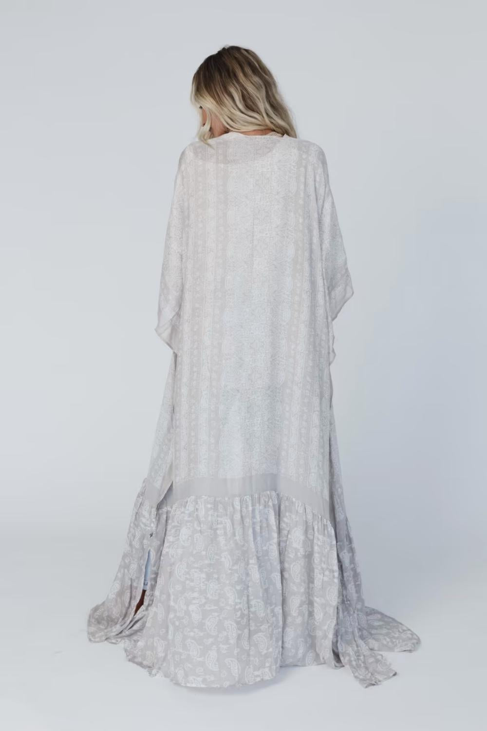 Paisley Tapestry Free Flow Duster Kimono