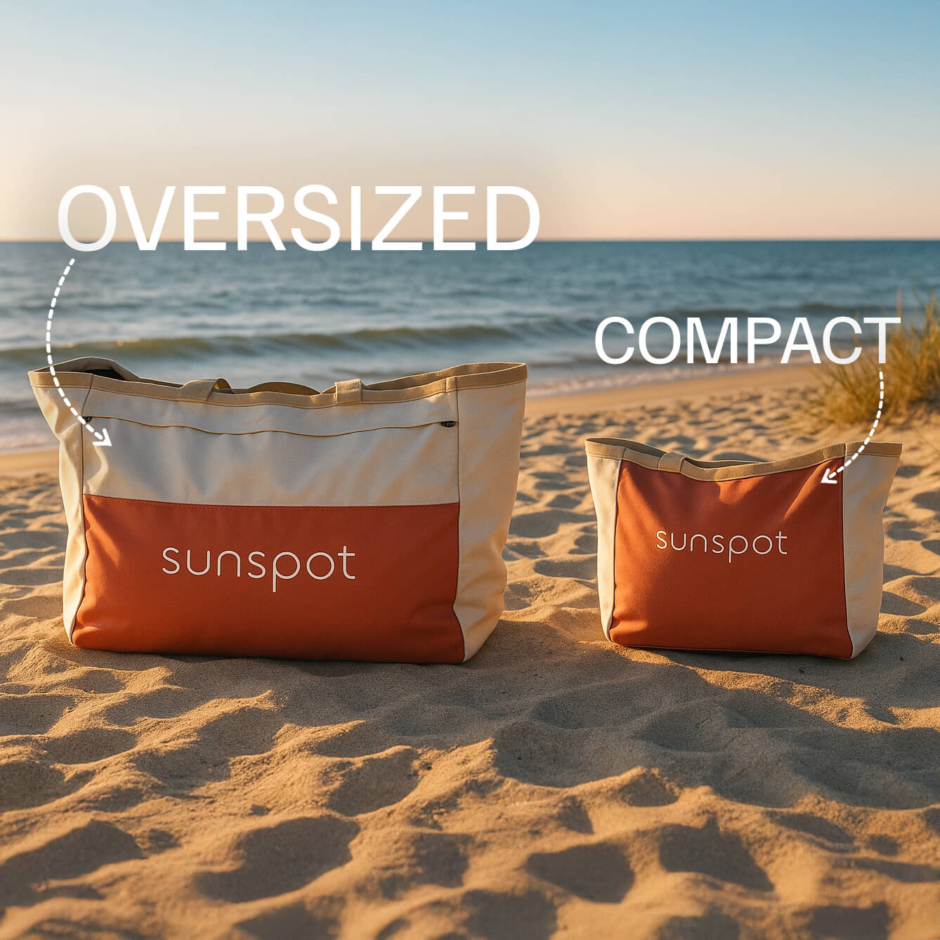 Premium Beach Tote with Pull-out Blanket - Oceanista