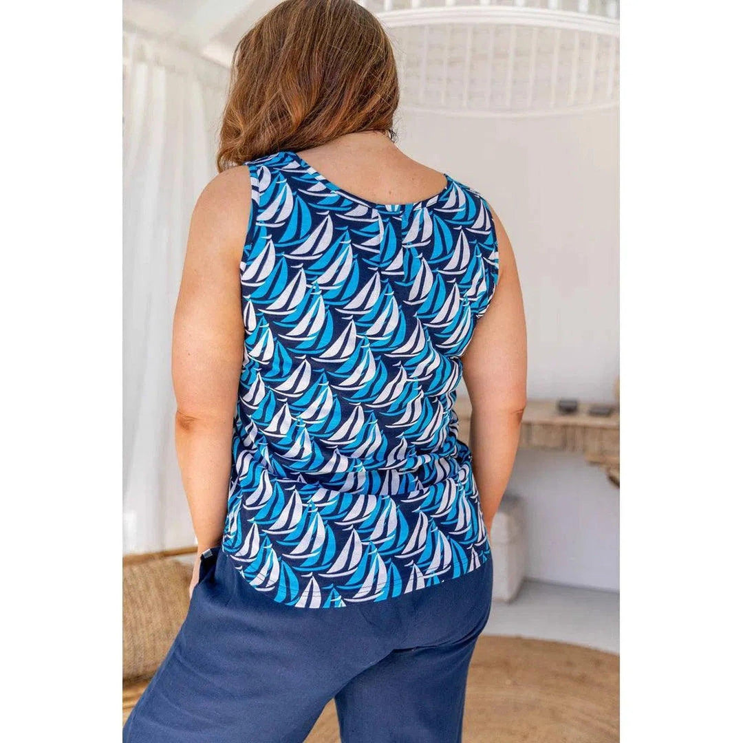 Sailaway Tank Top - Oceanista