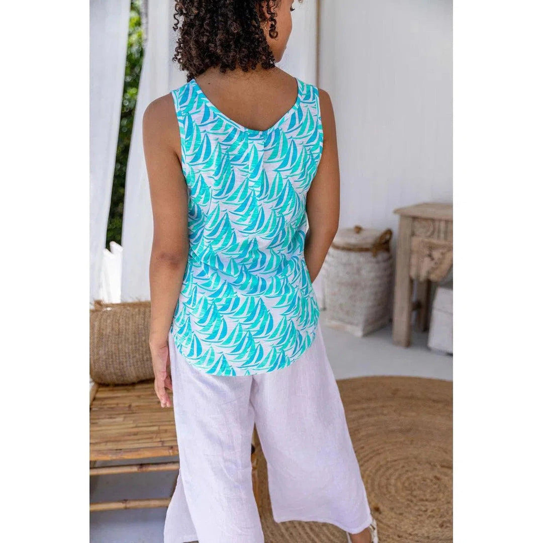 Sailaway Tank Top - Oceanista