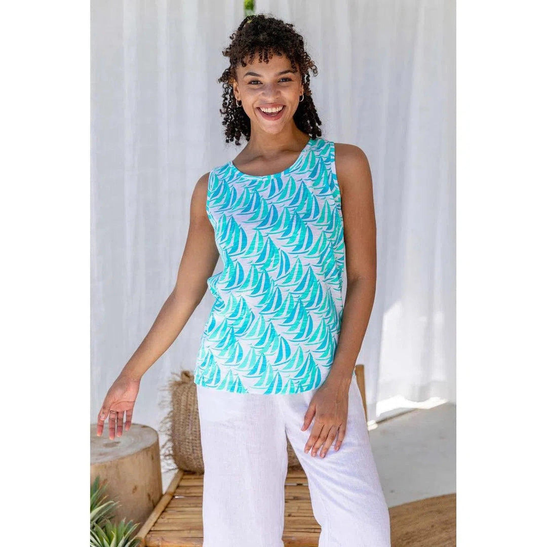 Sailaway Tank Top - Oceanista
