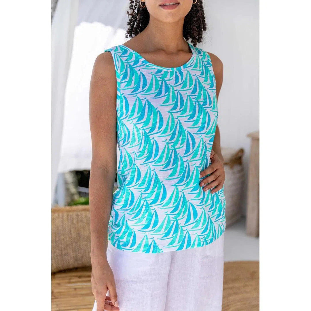 Sailaway Tank Top - Oceanista