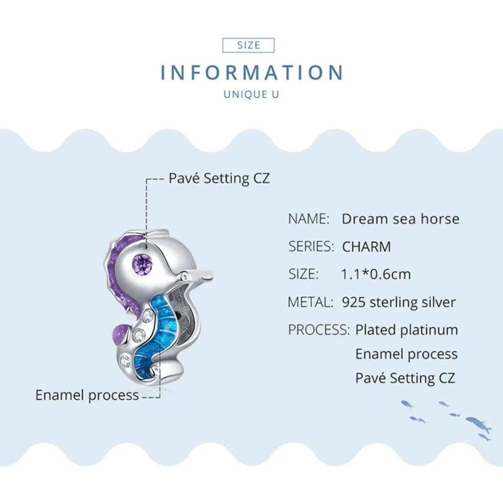 Seahorse Ocean Charm