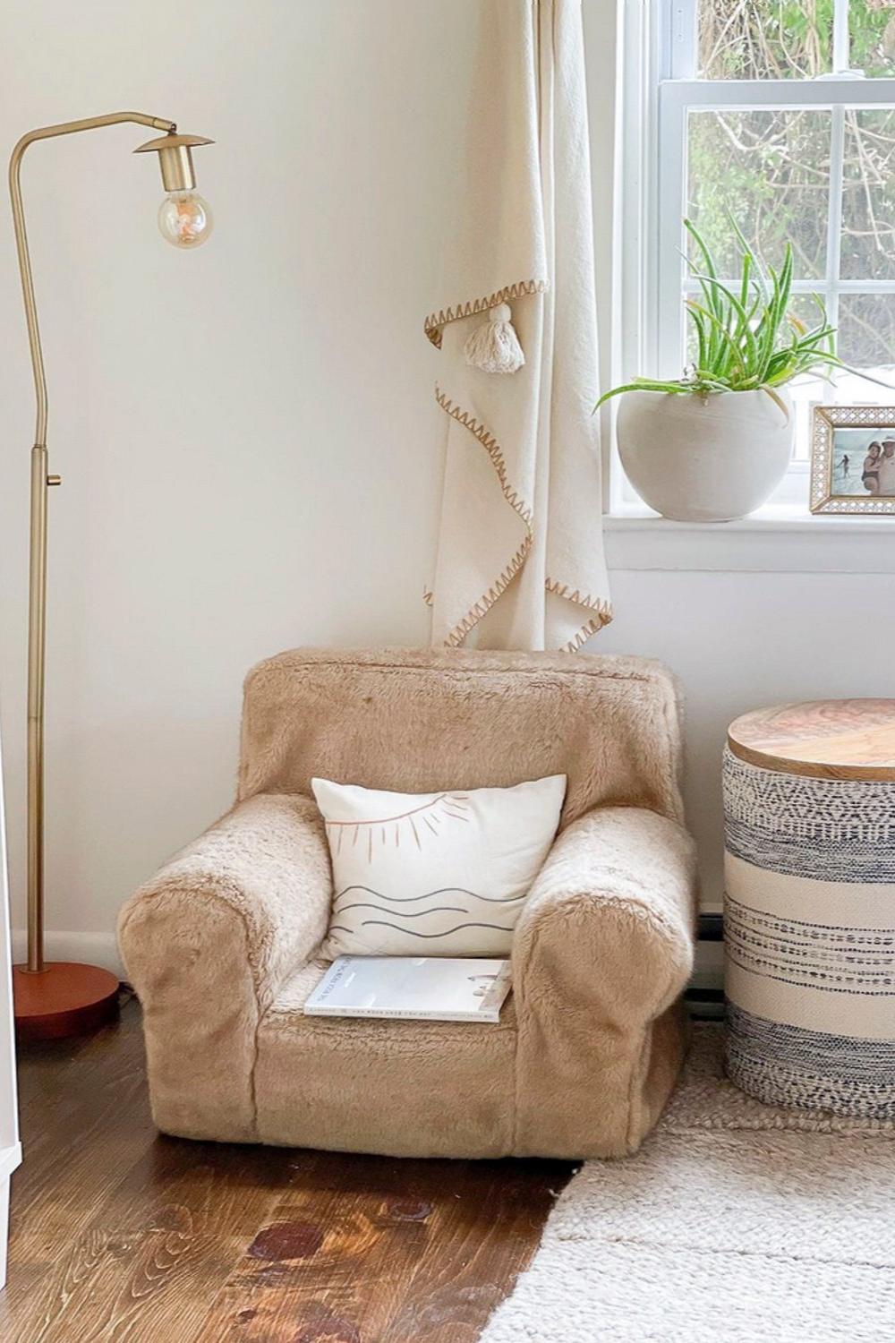 Sun, Fish, + Ocean Embroidered Cotton Pillow Cover