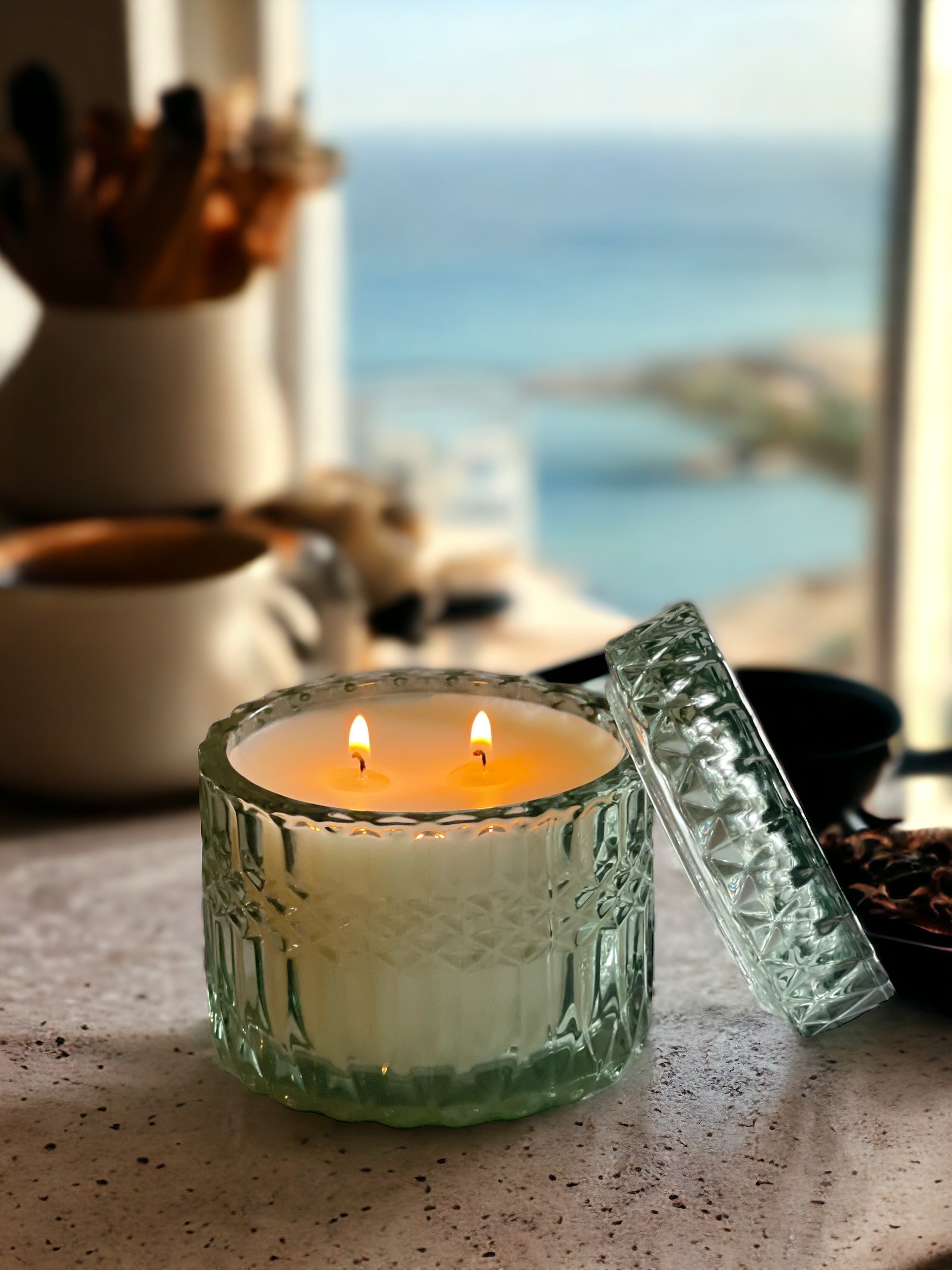 Tea by the Sea Luxe Hand Poured Candle