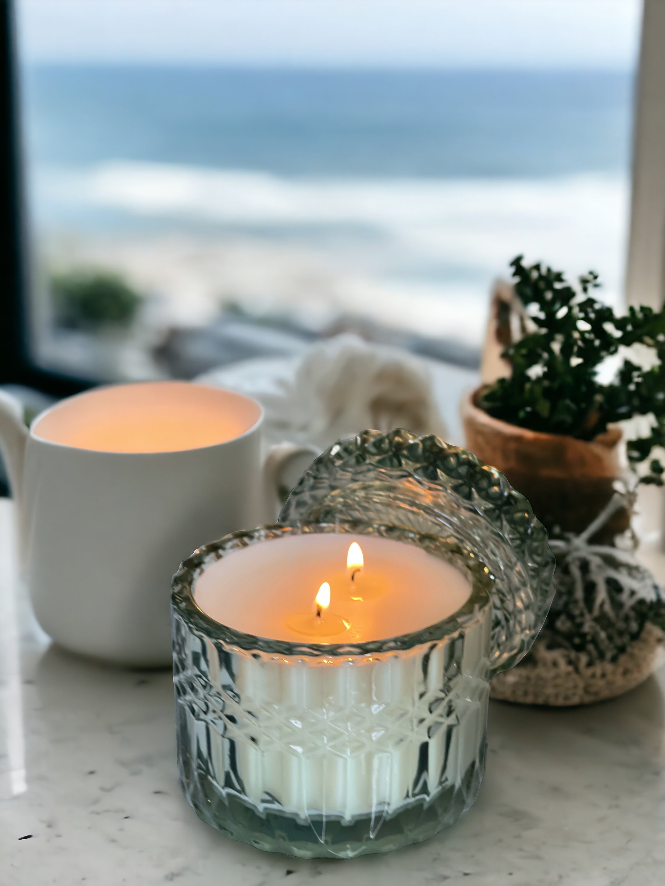 Tea by the Sea Luxe Hand Poured Candle