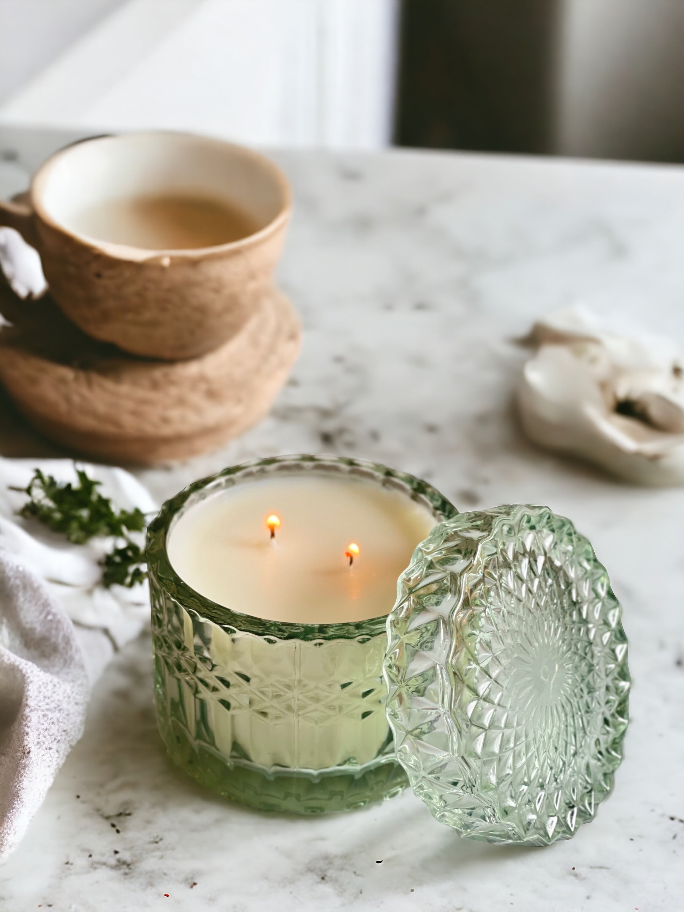 Tea by the Sea Luxe Hand Poured Candle