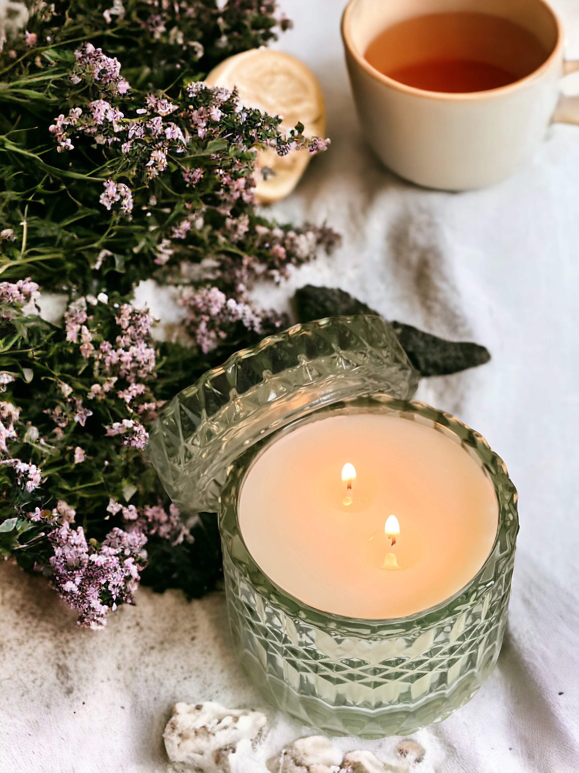 Tea by the Sea Luxe Hand Poured Candle